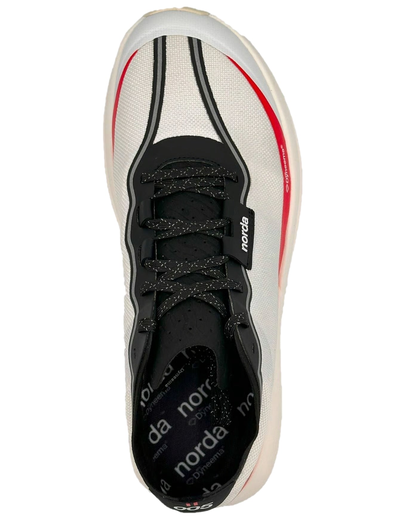 Norda Norda 005 Laser Sko Hvit Og Rød - modostore.no
