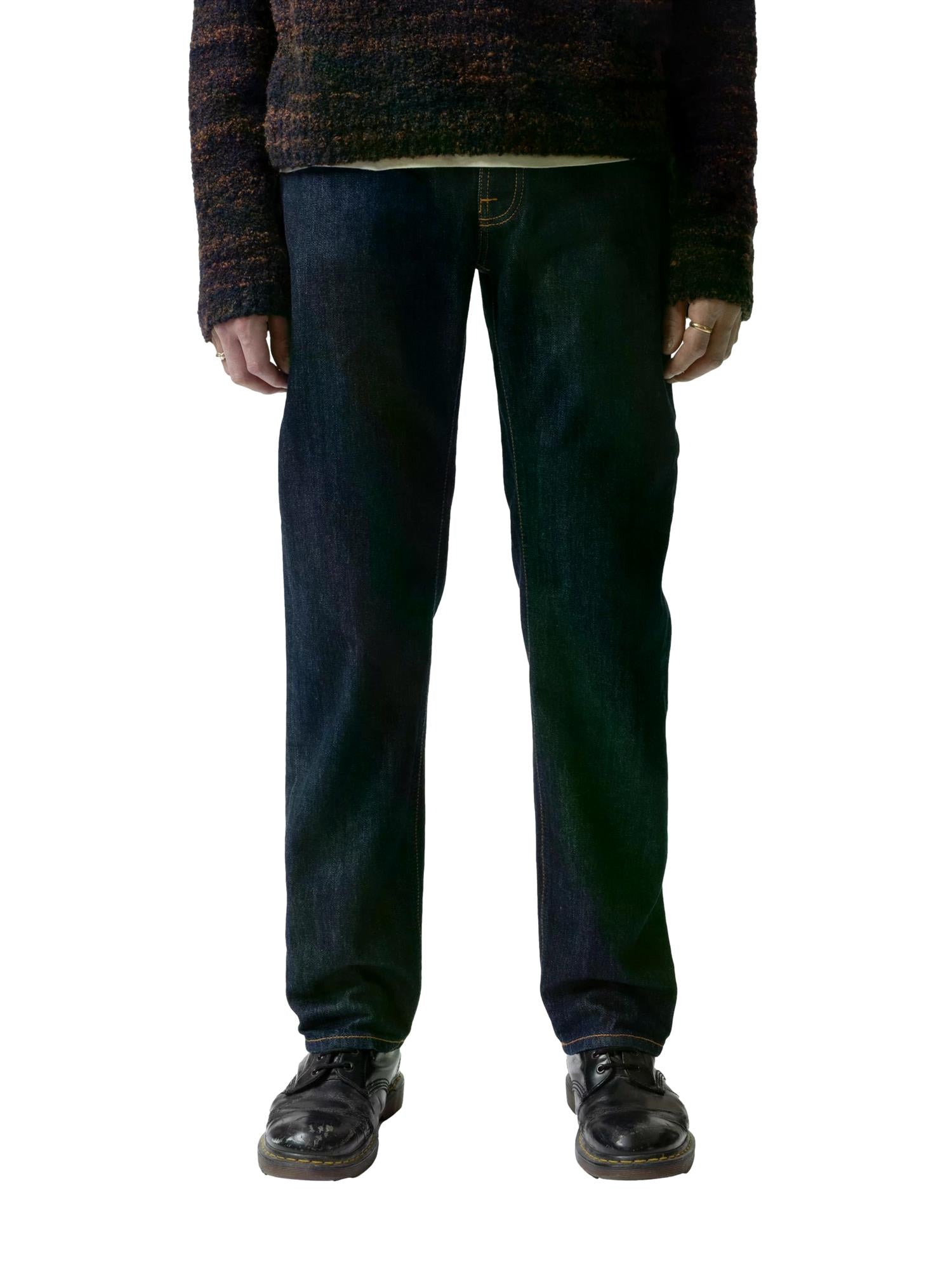 Nudie Jeans Rad Rufus Blue One Wash Jeans Denim - modostore.no