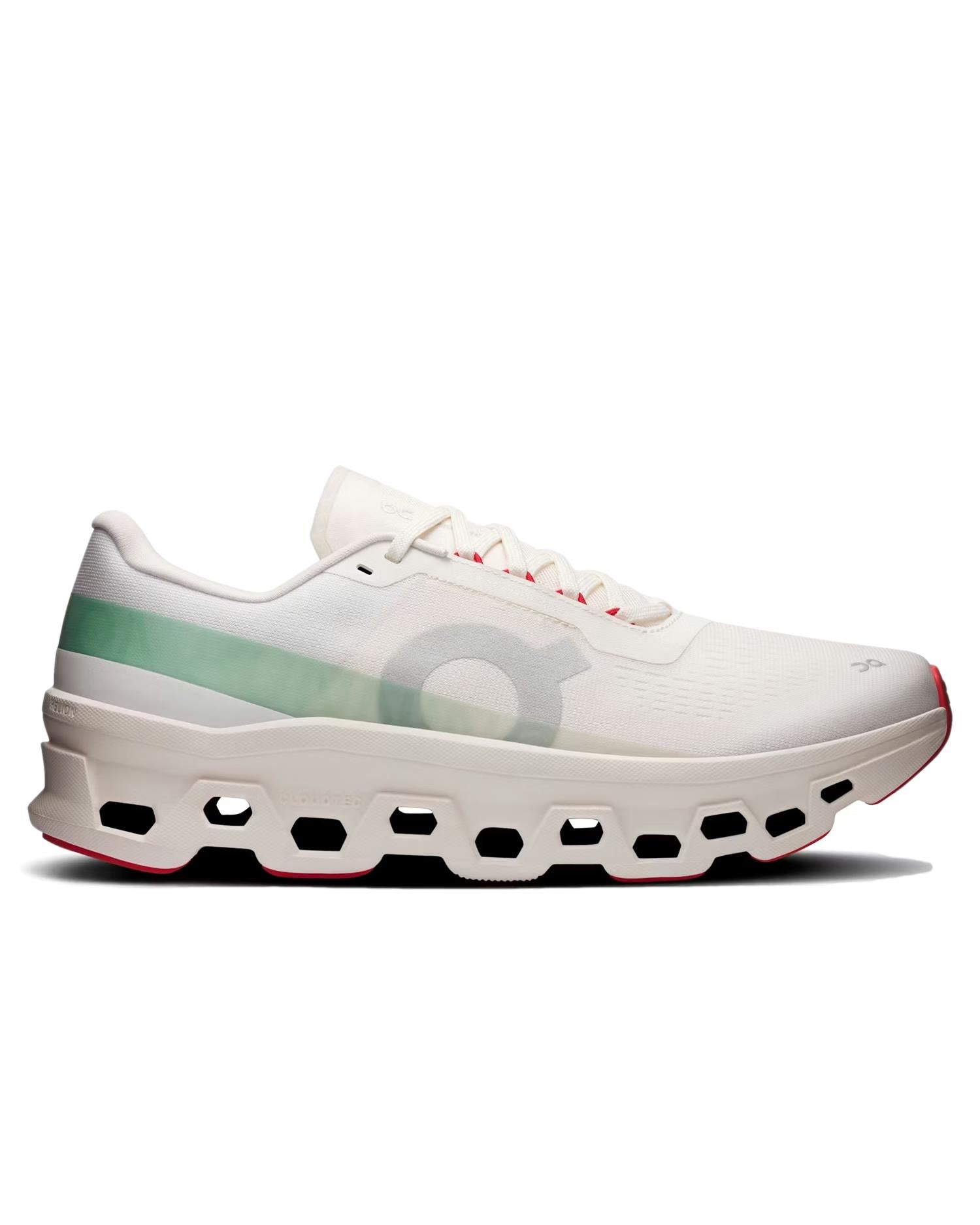 ON Cloudmonster 1 Ivory/Creek Sko Hvit Og Turkis - modostore.no