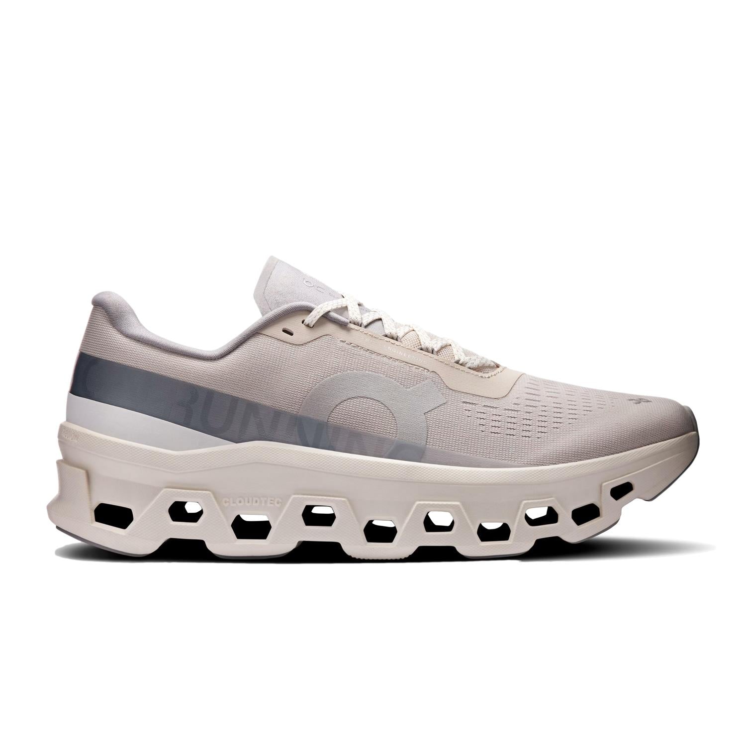 ON Cloudmonster 1 Pearl/Ivory Sko Lysegrå - modostore.no