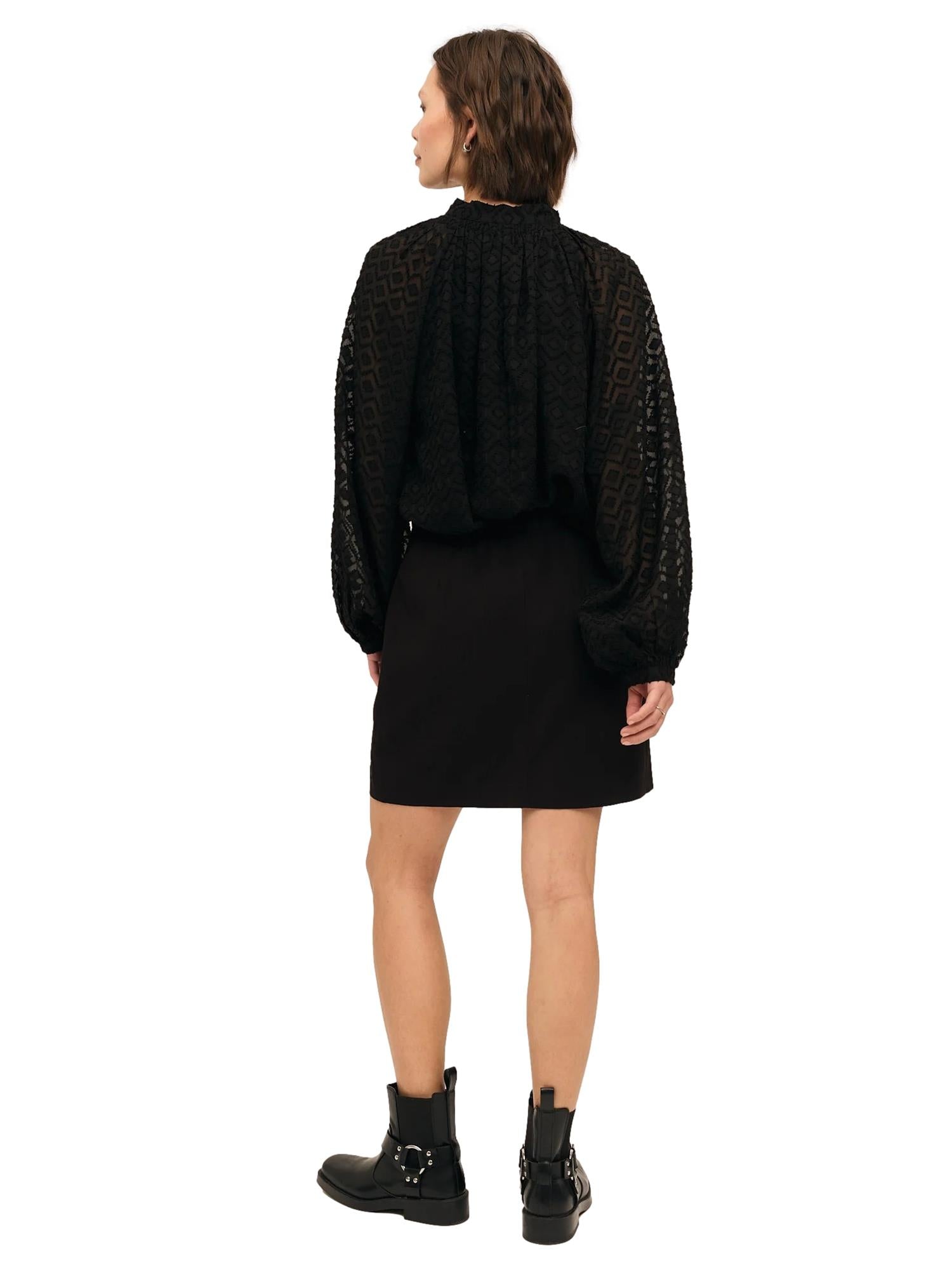 Once Untold Glint Skirt Skjørt Sort - modostore.no