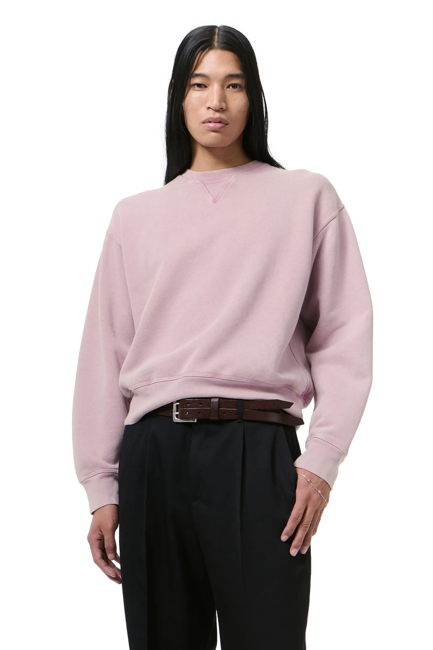 Our Legacy Base Sweat Crewneck Rosalilla - modostore.no