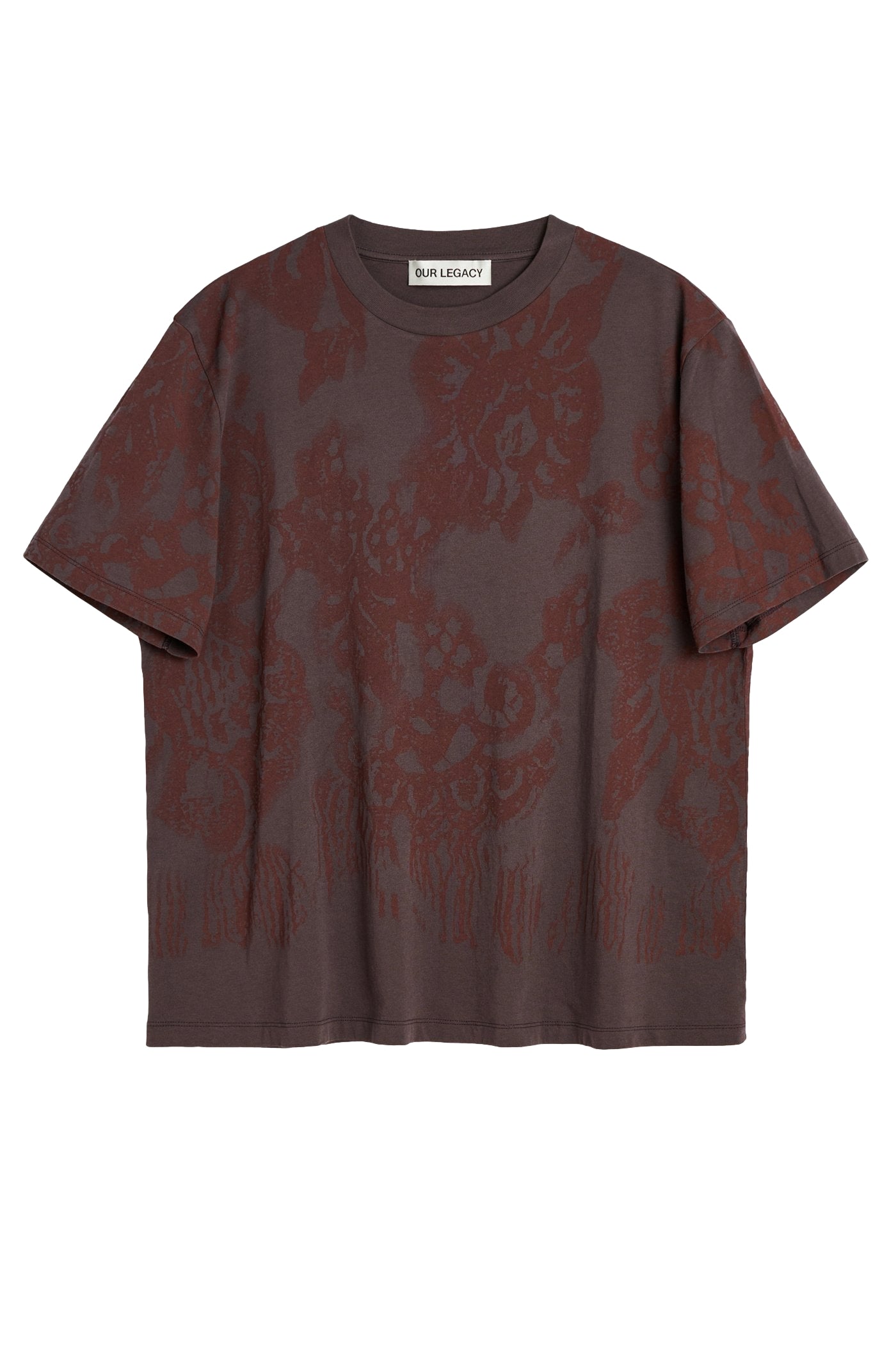 Our Legacy Box T-shirt T-shirt Vinrød - modostore.no