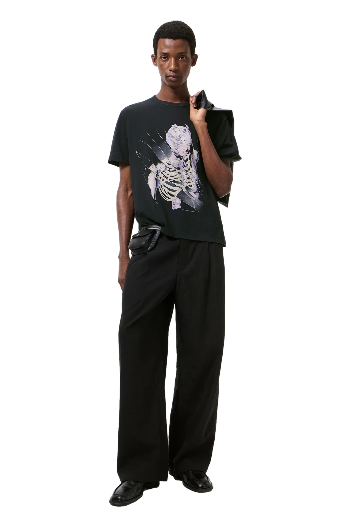 Our Legacy New Box T-shirt T-shirt Sort Mønster - modostore.no