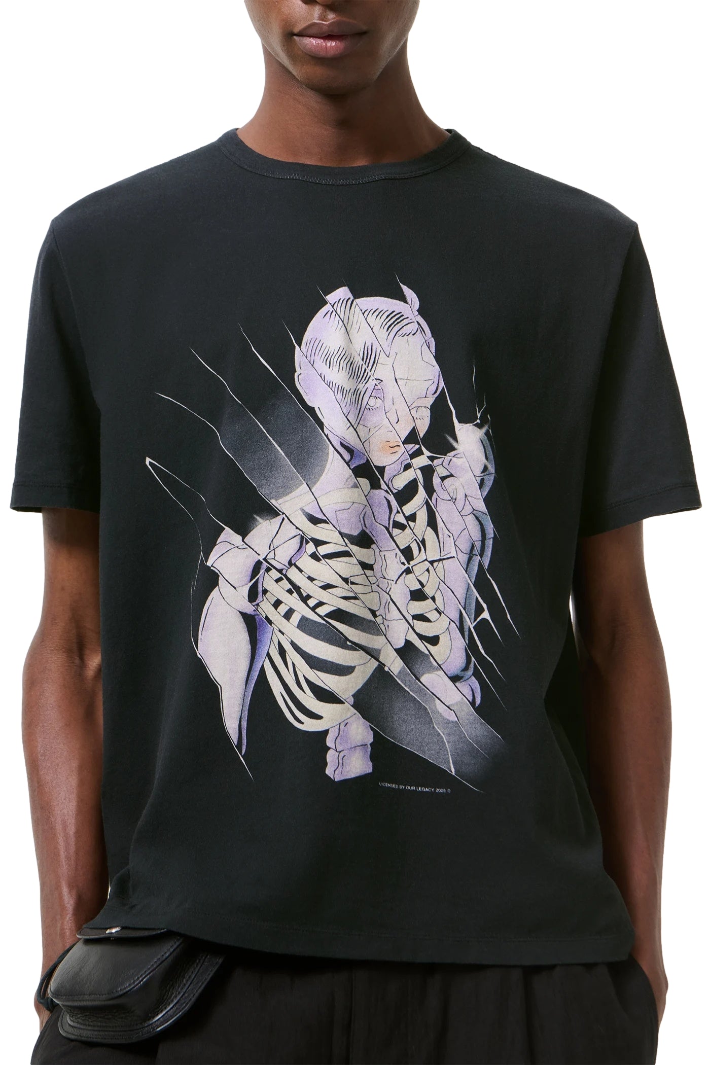Our Legacy New Box T-shirt T-shirt Sort Mønster - modostore.no