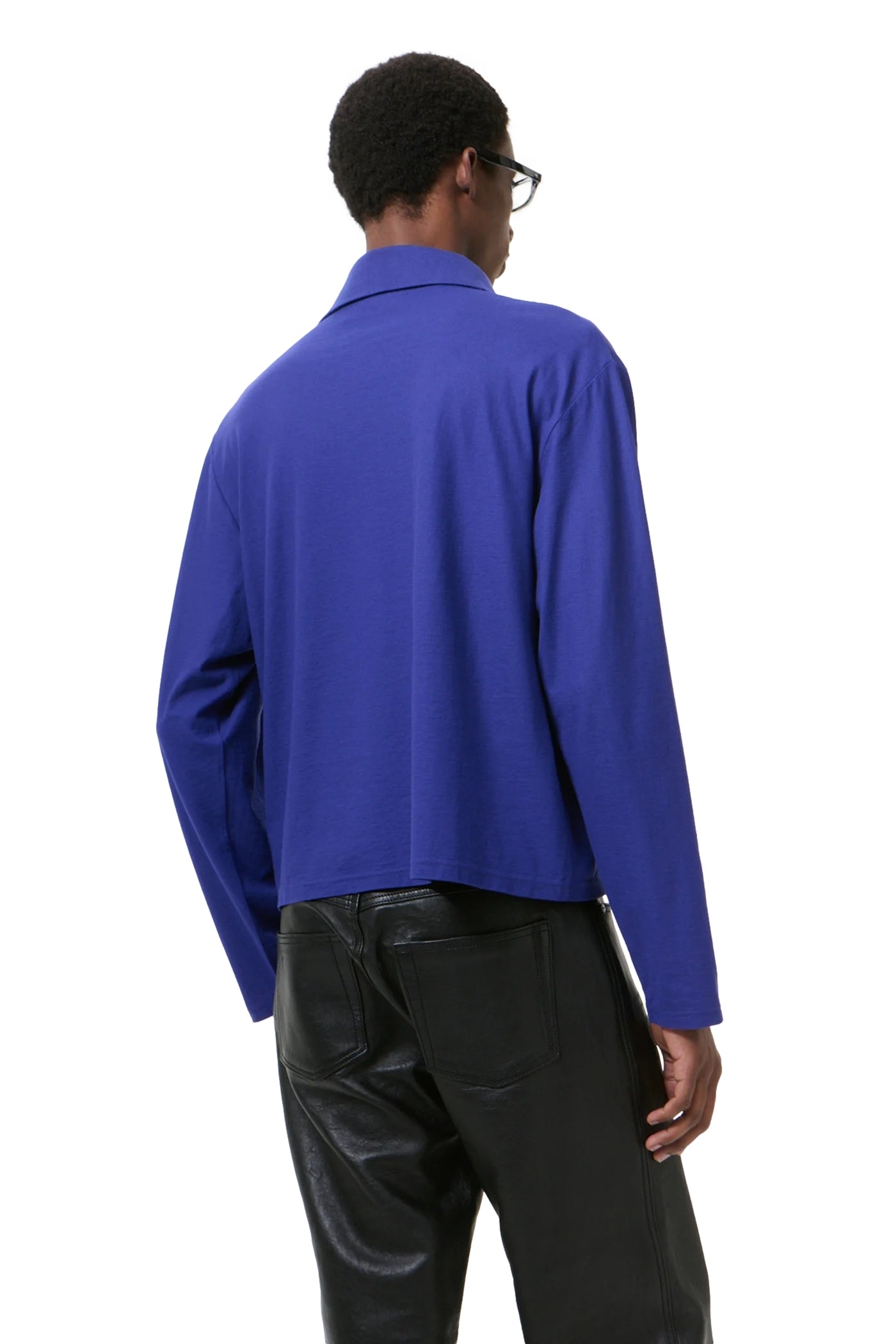 Our Legacy Rugby longsleeve i blå-lilla med klassisk design, laget av mykt stoff for komfort og stil.