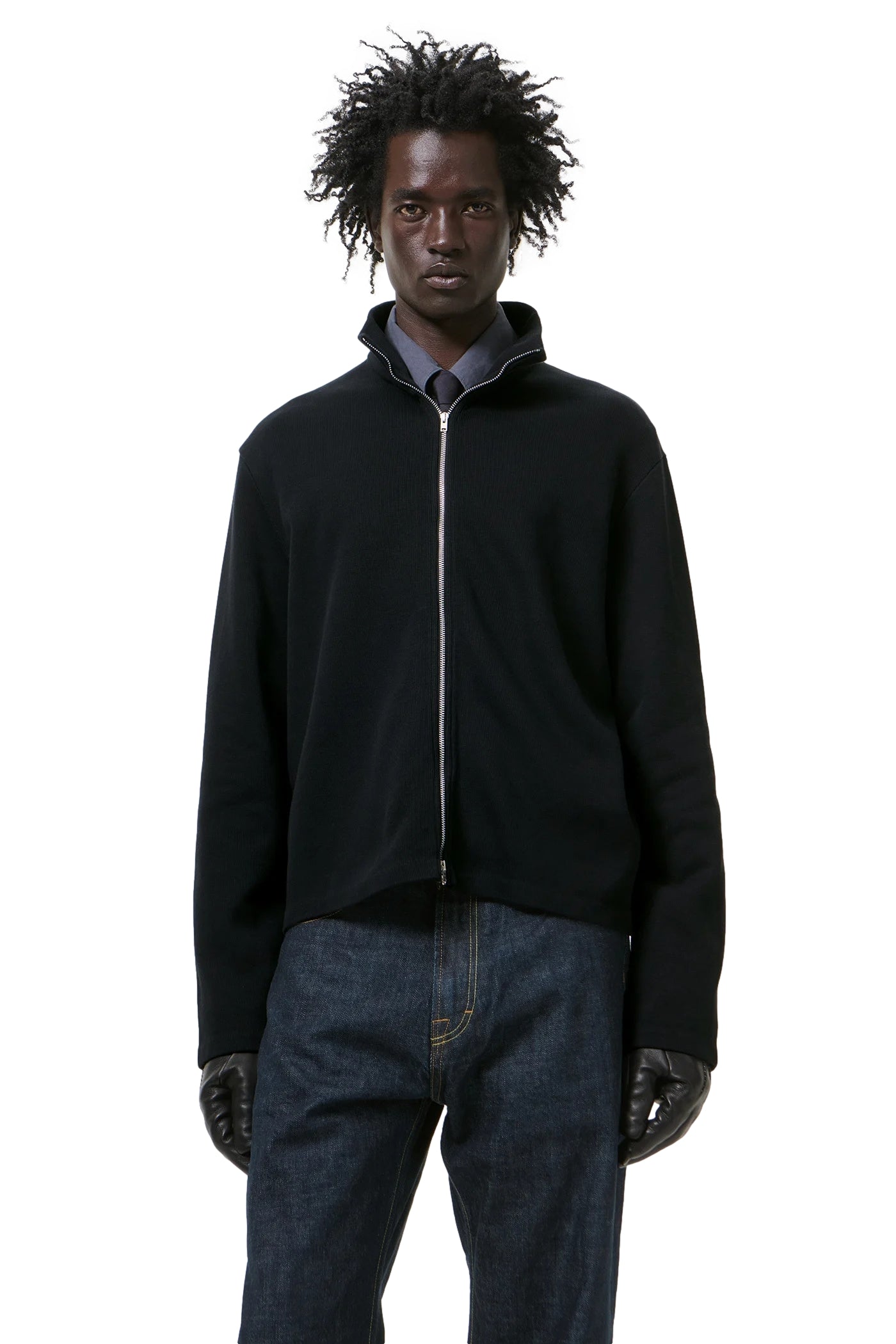 Our Legacy Shrunken fullzip Hettejakke Sort - modostore.no