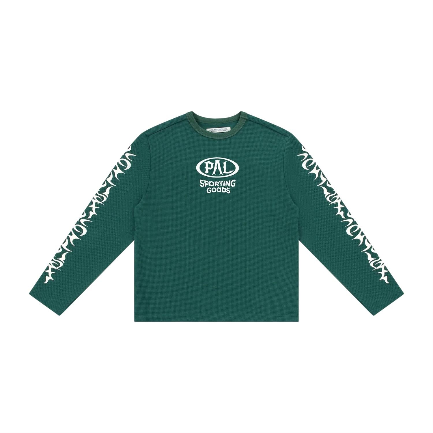 PAL Racing Wheels Longsleeve Waffle Knit Longsleeve Mørkegrønn - modostore.no
