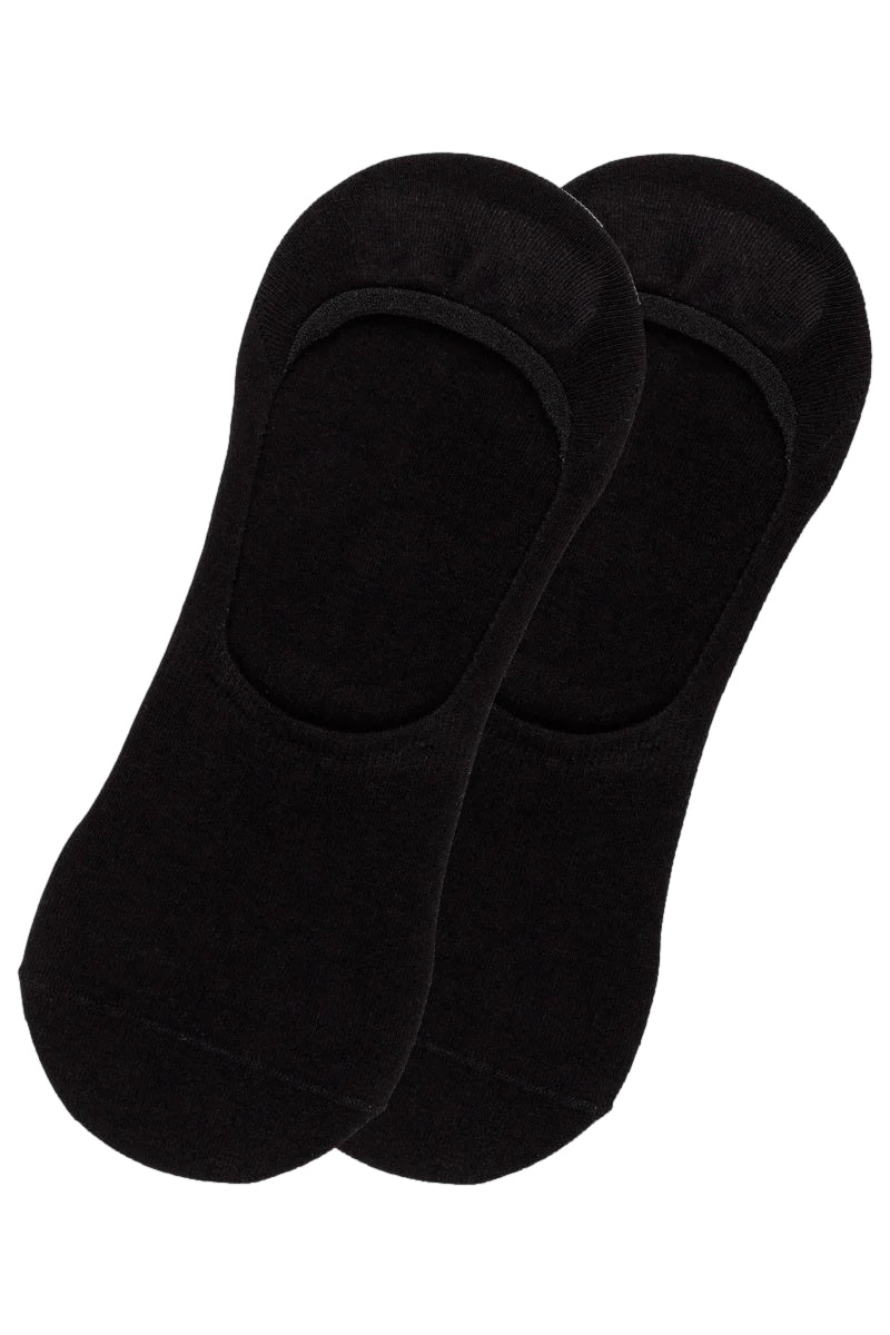 Panos Emporio Runar Cotton No-Show Sokker Sort - modostore.no