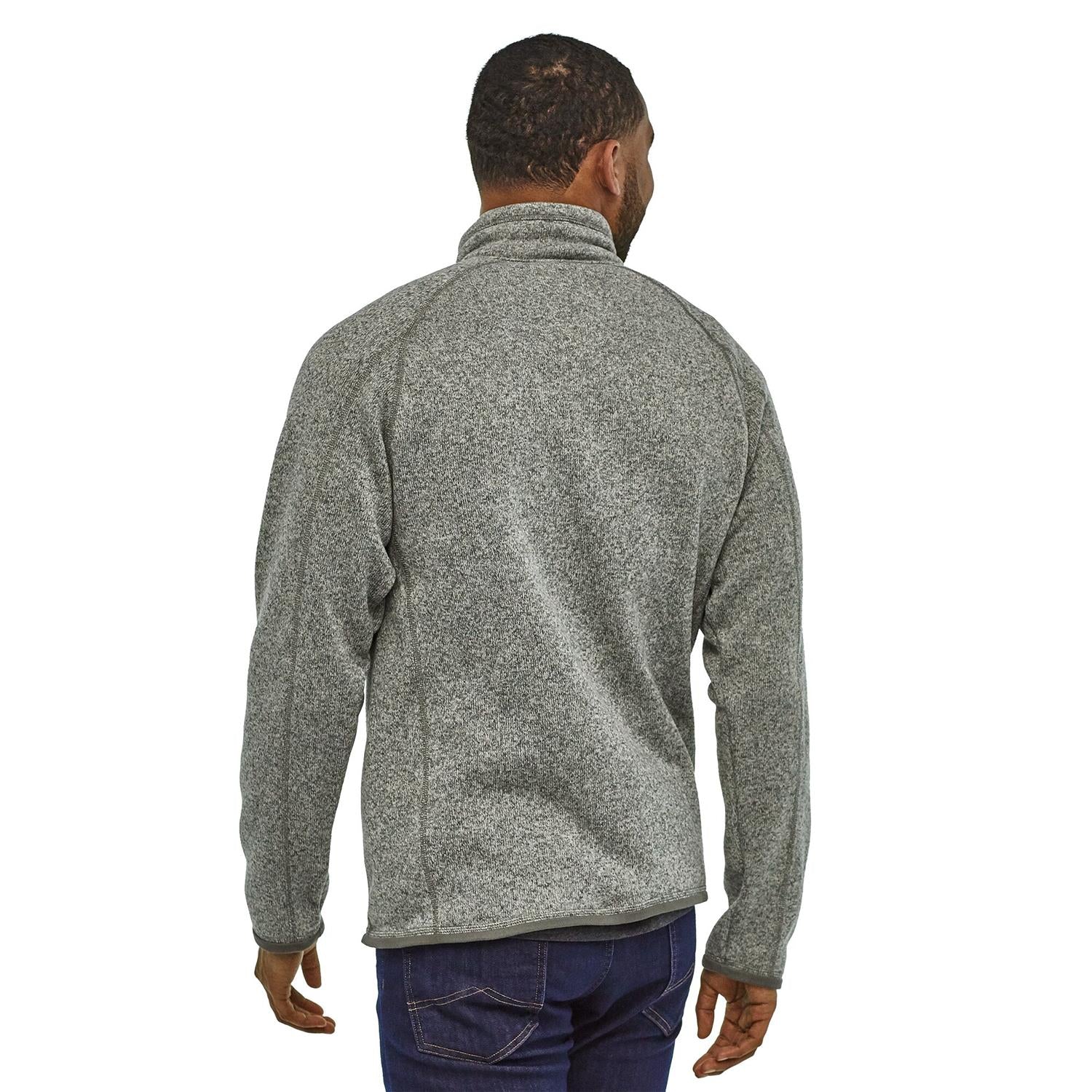 Patagonia M Better Sweater 1/4 Zip Stonewash Genser Lys Grå Melert - modostore.no