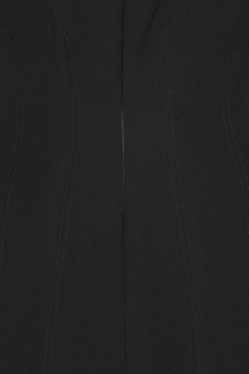 ROTATE Suiting LS Mini Dress Kjole Sort - modostore.no