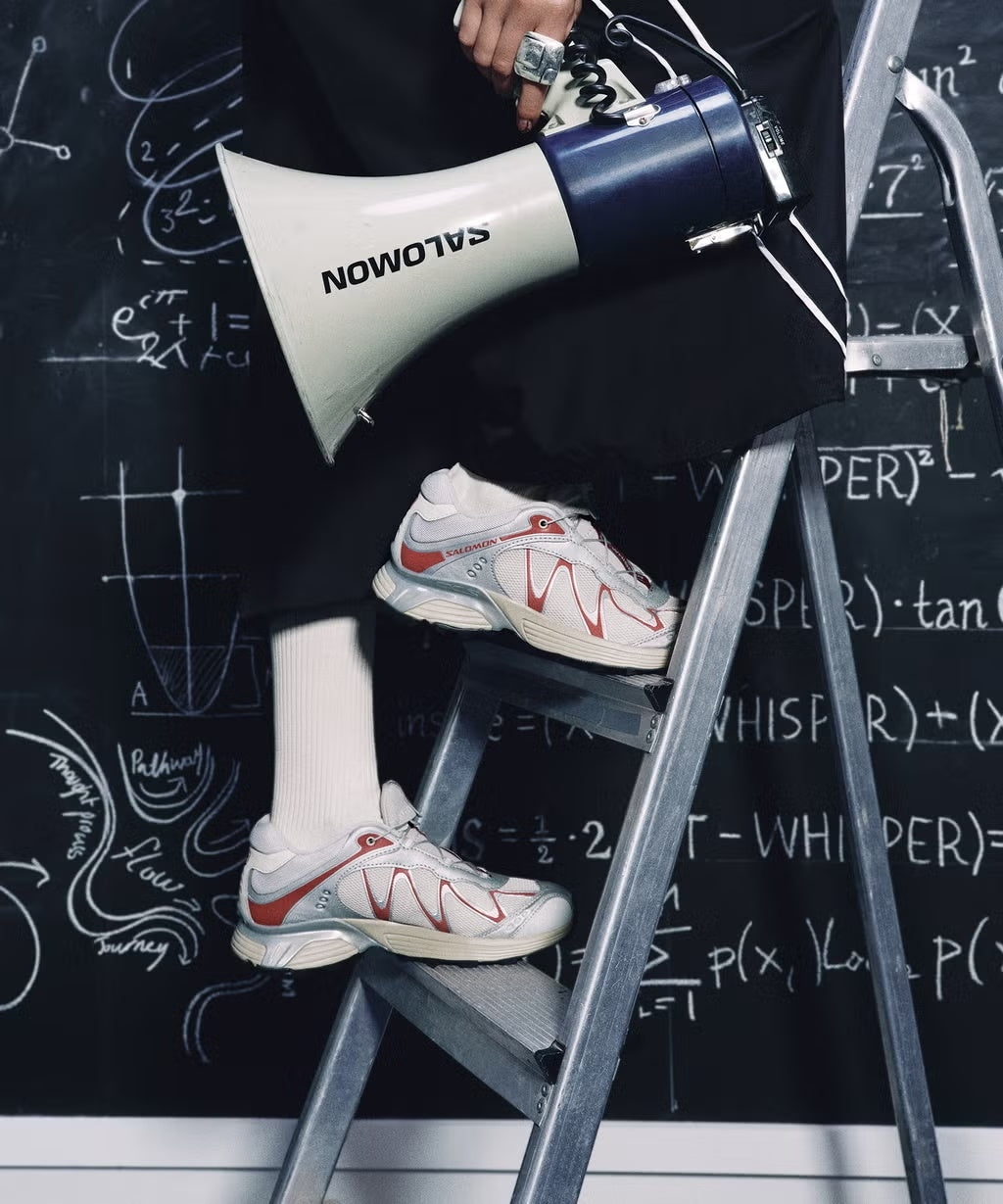 Salomon XT-Whisper Almond Milk/Ftw Silver/Lava Falls Sko Beige Og Rød - modostore.no