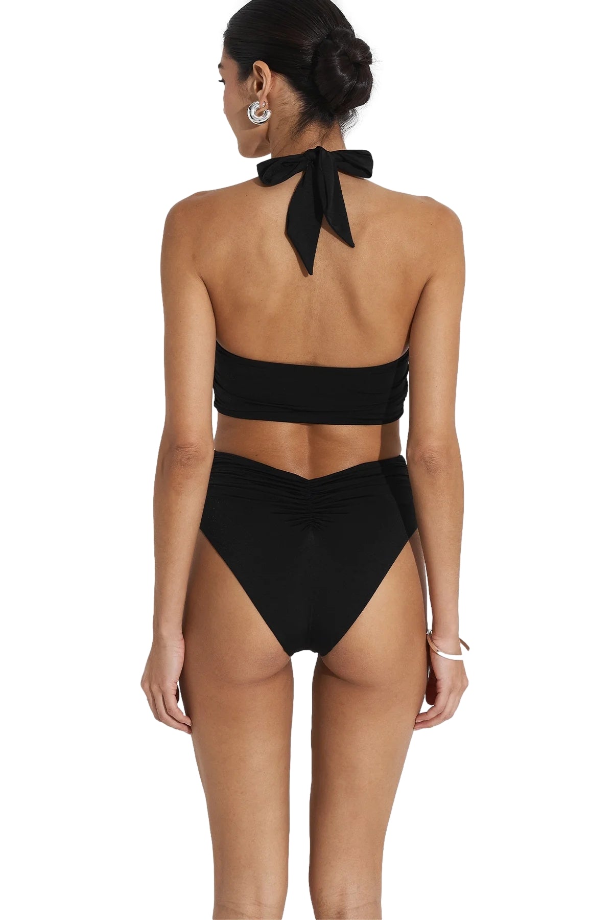 Seaquelle Haven Bottom Badetøy Blank Sort - modostore.no