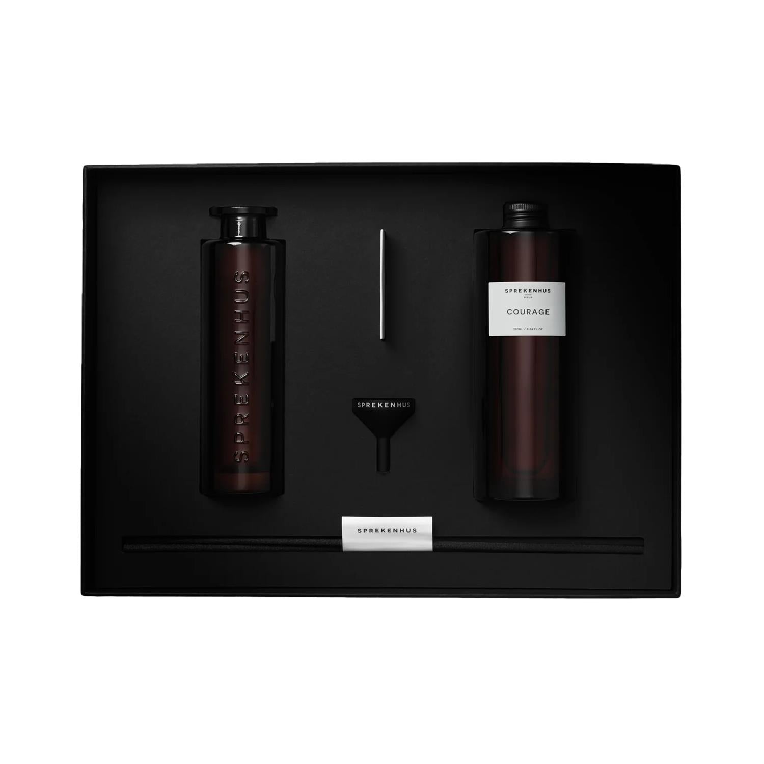 Sprekenhus Diffuser Kit 250ml - Courage Duftpinner Hvit - modostore.no