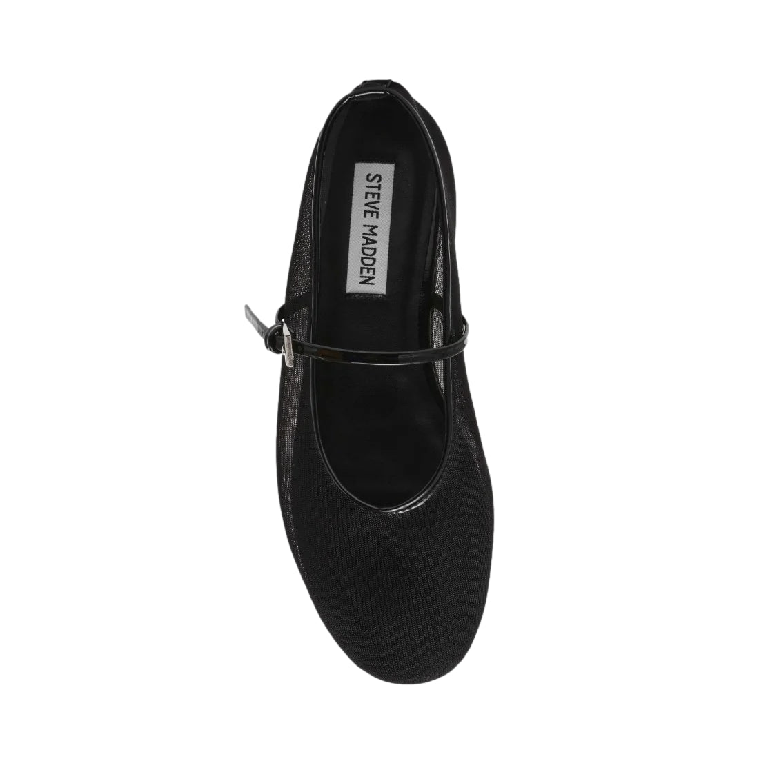 Sort Steve Madden Mash sko med moderne design og komfortabel passform, vist foran på bildet.