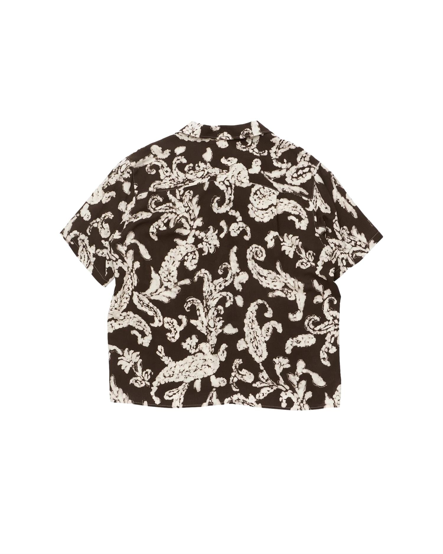 Stockholm Surfboard Club Hell Shirt Skjorte Brun Mønster - modostore.no