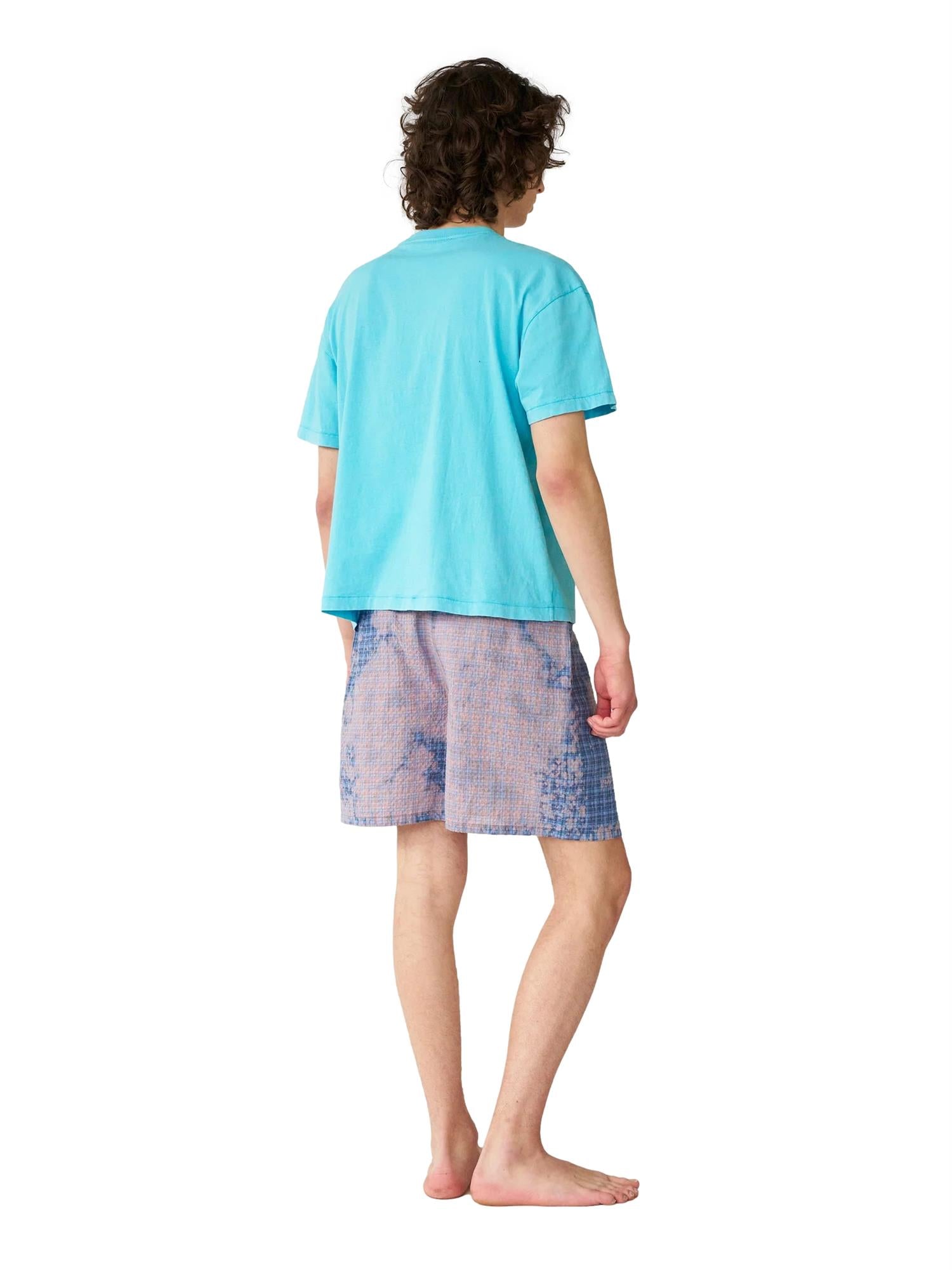 Turkis Stockholm Surfboard Club Pocket Tee Life T-skjorte, casual kortermet t-skjorte med logo, for surf- og fritidsbruk.