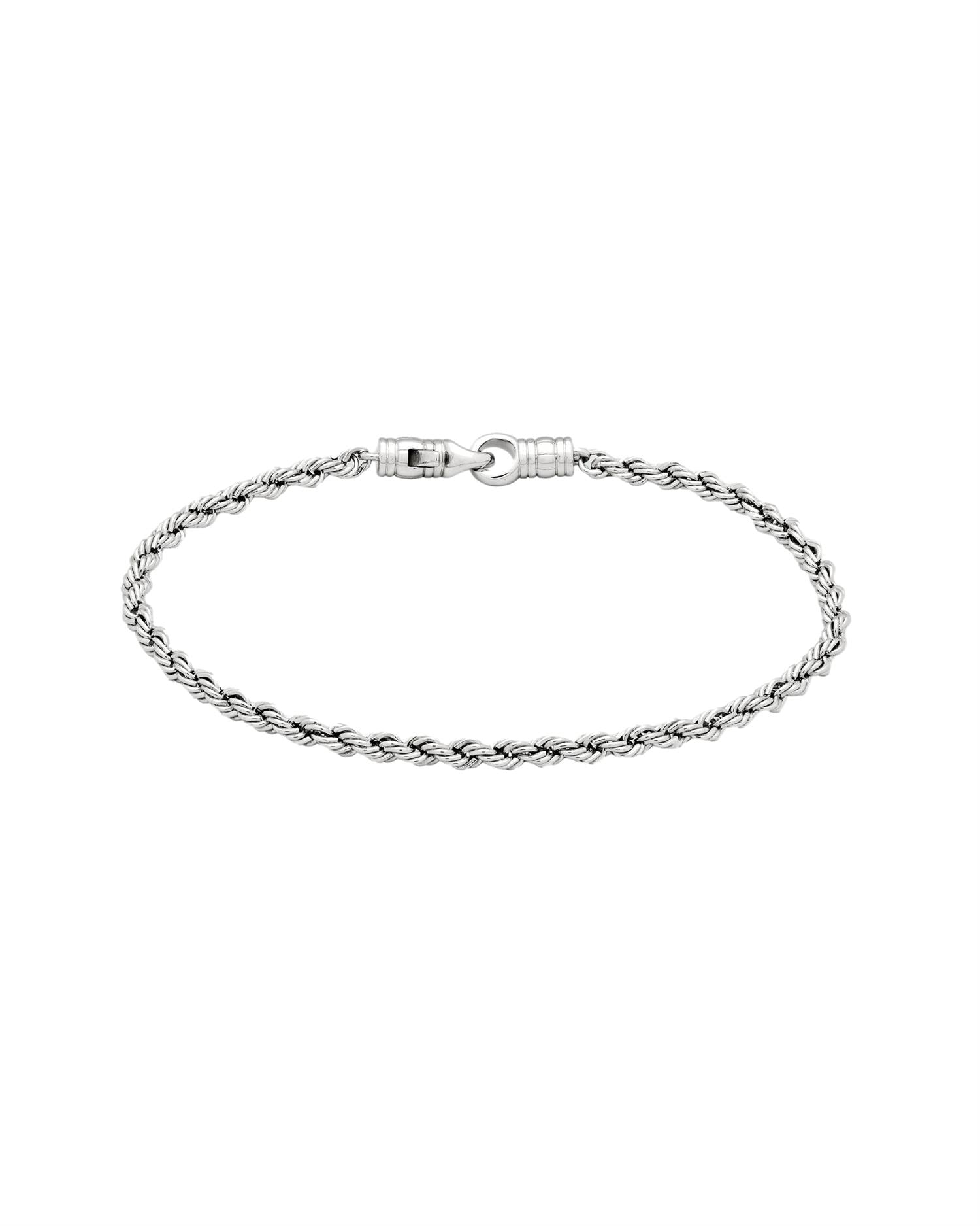 Tom Wood Rope Bracelet 7.7 Armbånd Sølv - modostore.no