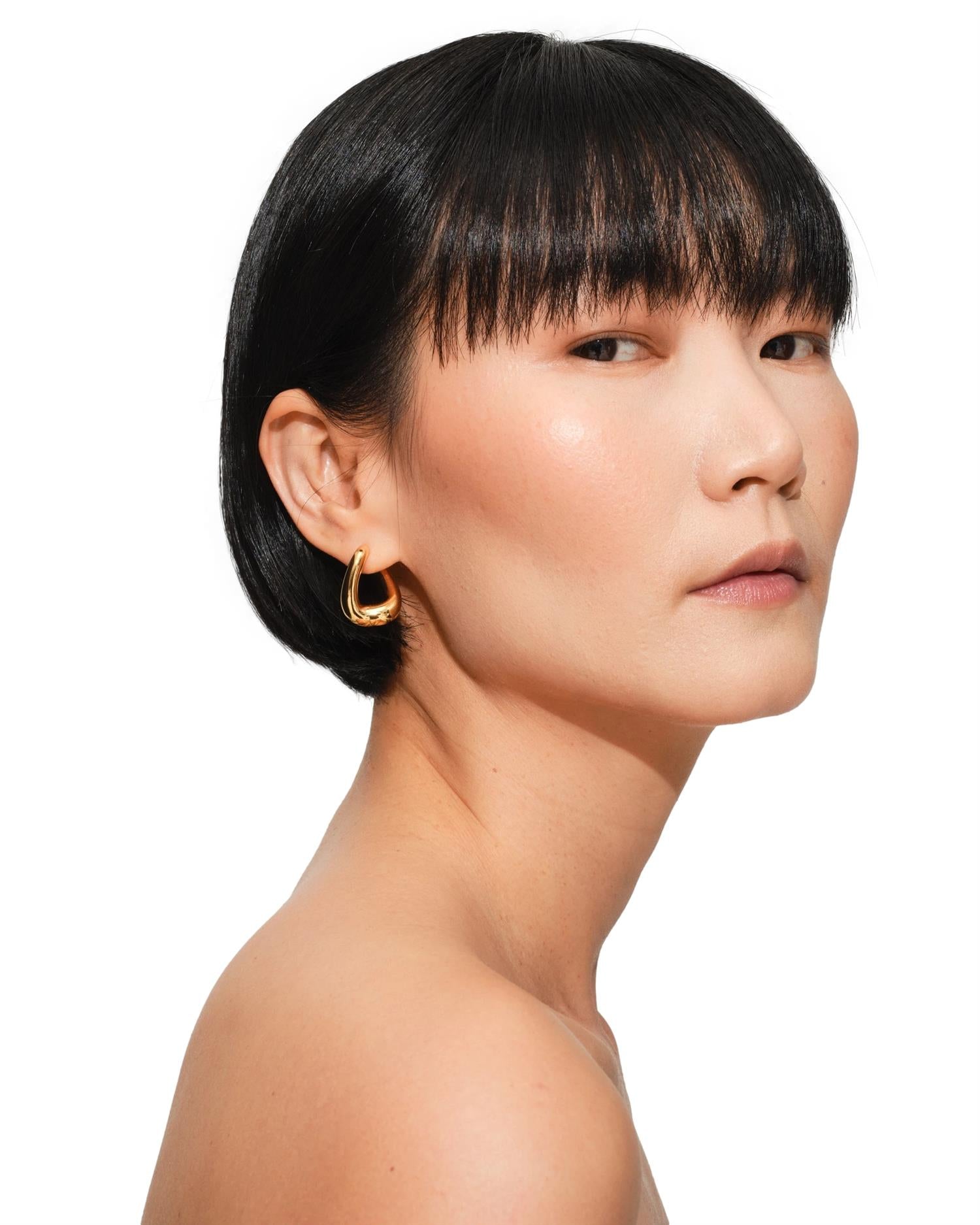 Tom Wood Twist Hoops Øredobber Gull - modostore.no