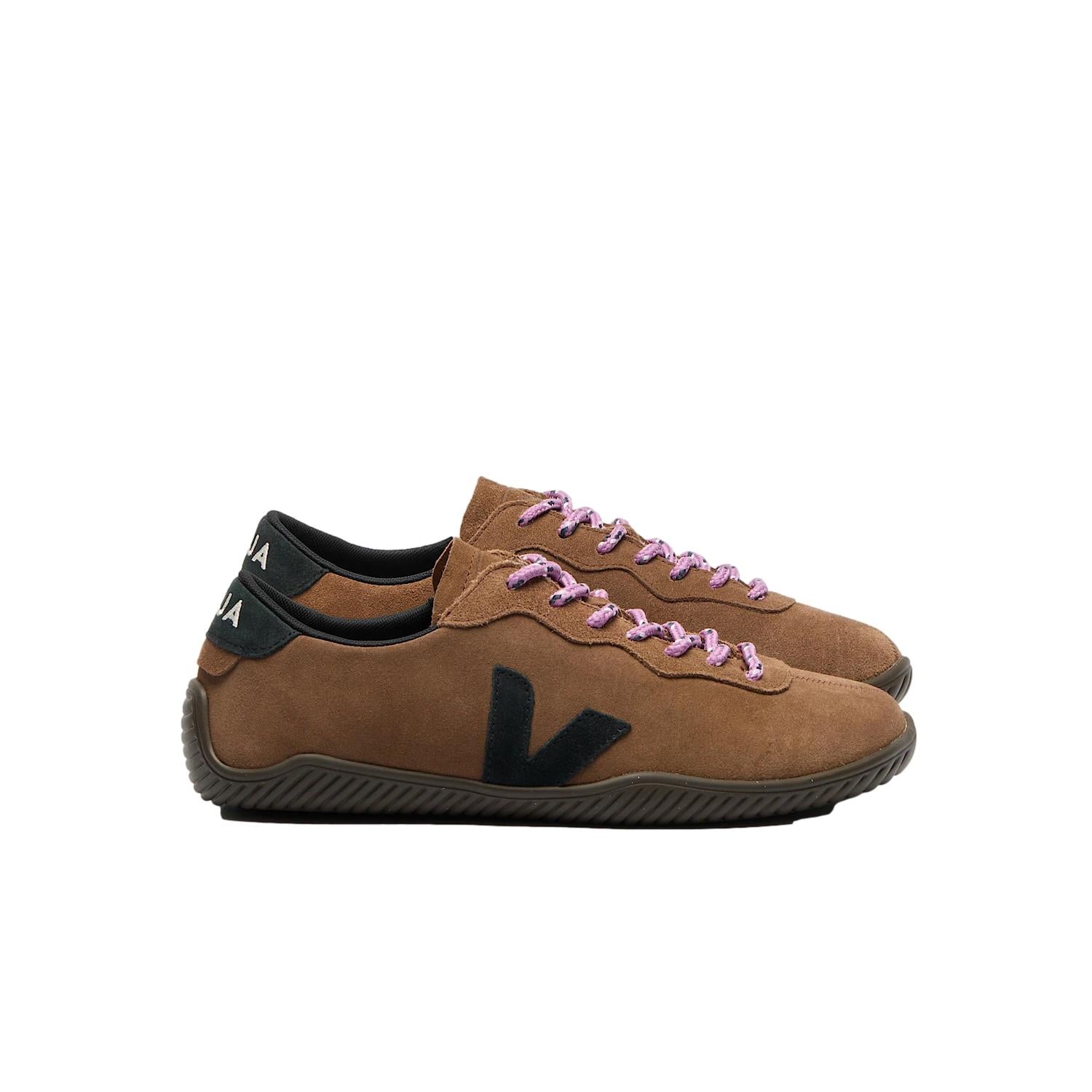 Veja Jitsu Suede Brown Black Eagle Sko Brun - modostore.no