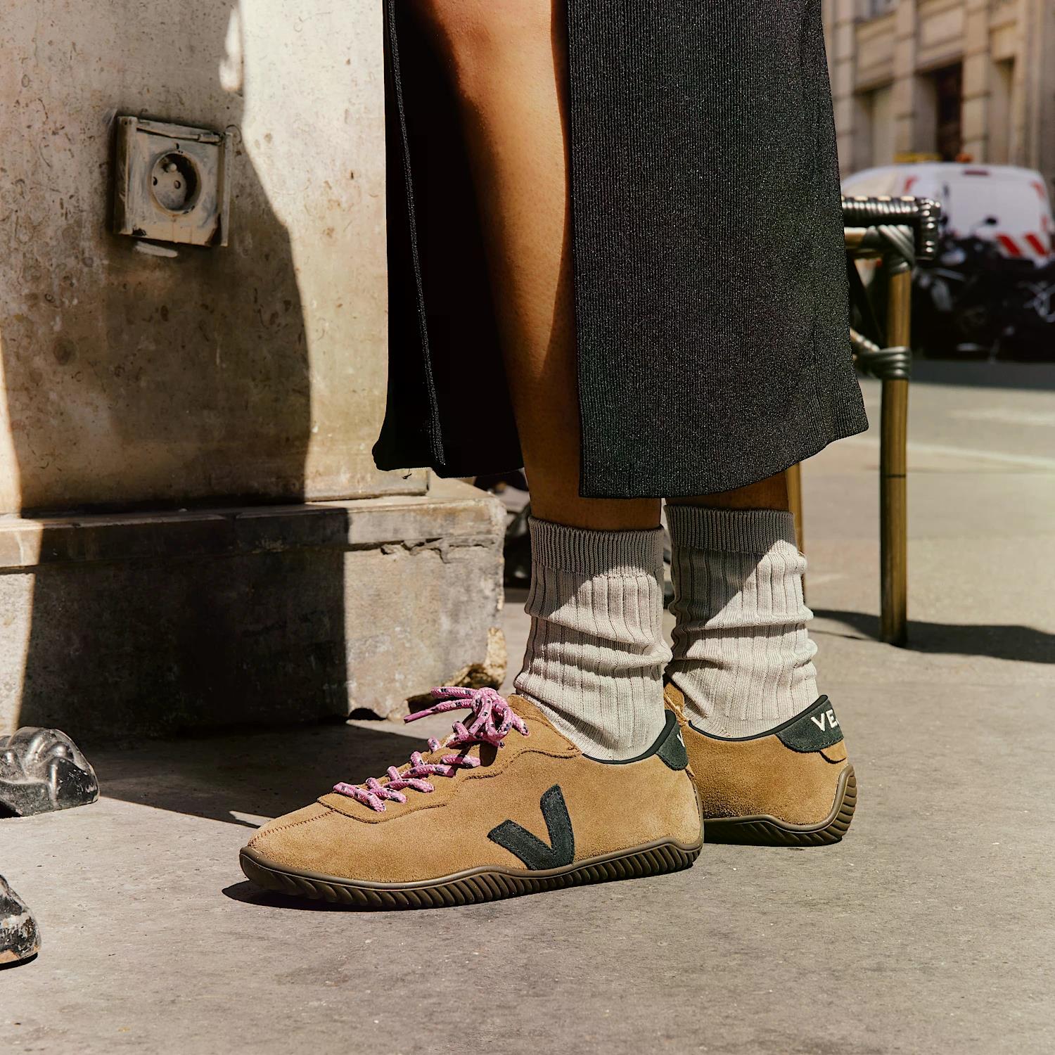 Veja Jitsu Suede Brown Black Eagle Sko Brun - modostore.no
