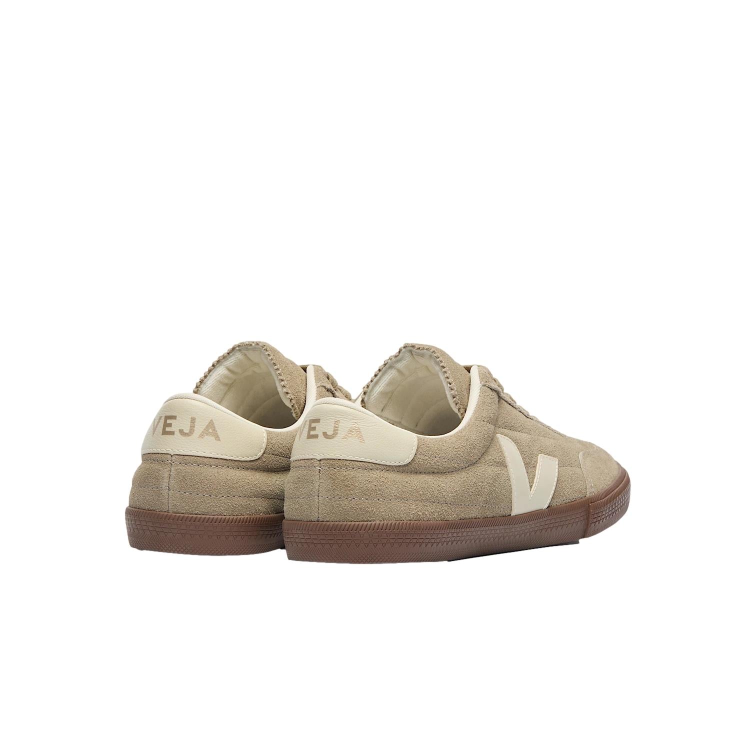 Veja Panenka Suede Taupe Pierre Bark Sko Beige - modostore.no