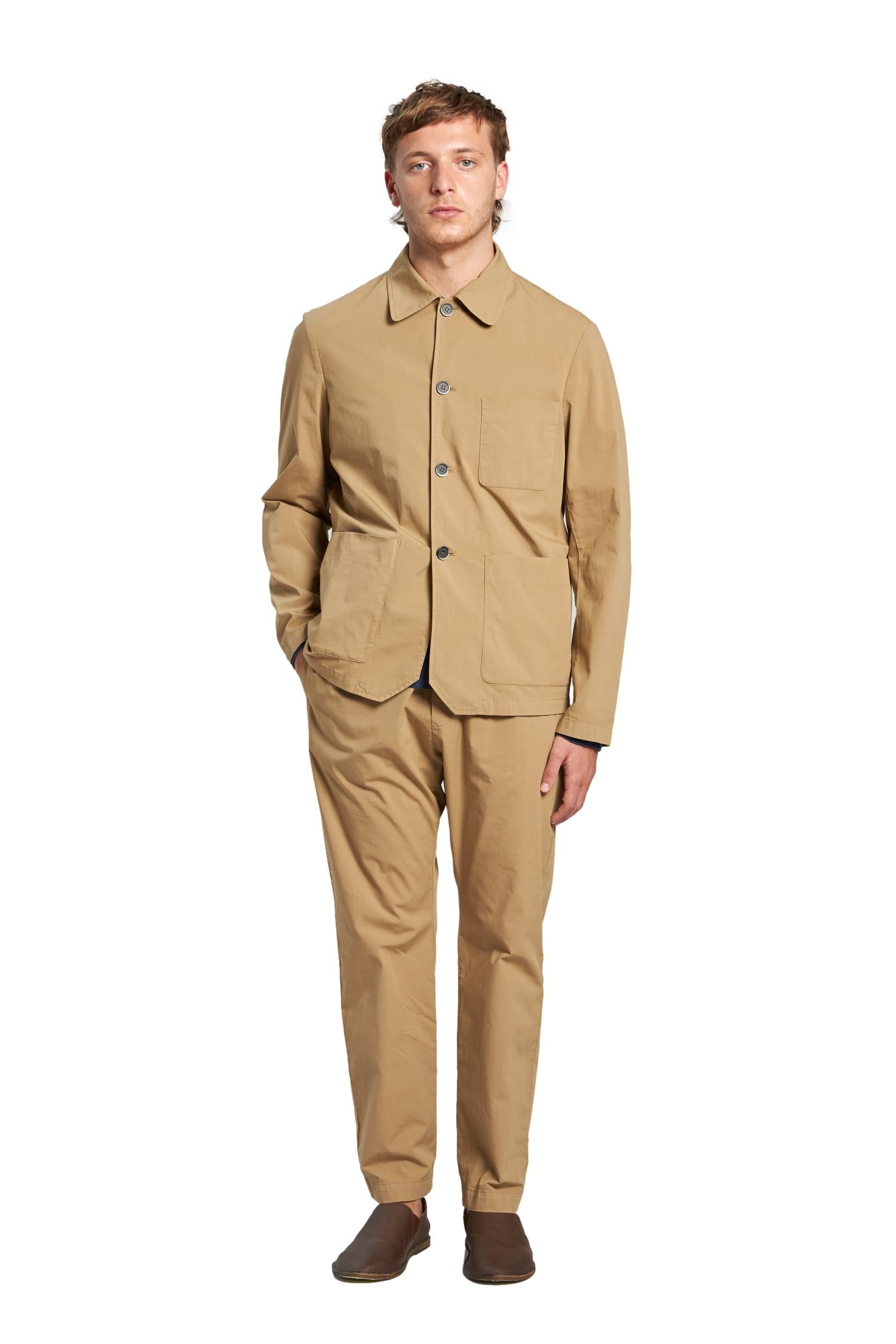 Barena Venezia Overshirt Visal Garbo Overshirt Beige - modostore.no