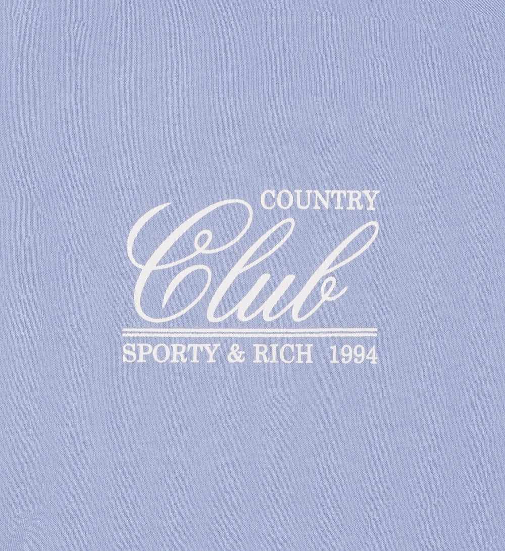 Sporty & Rich 94 Country Club Disco Shorts Shorts Lyselilla - [modostore.no]