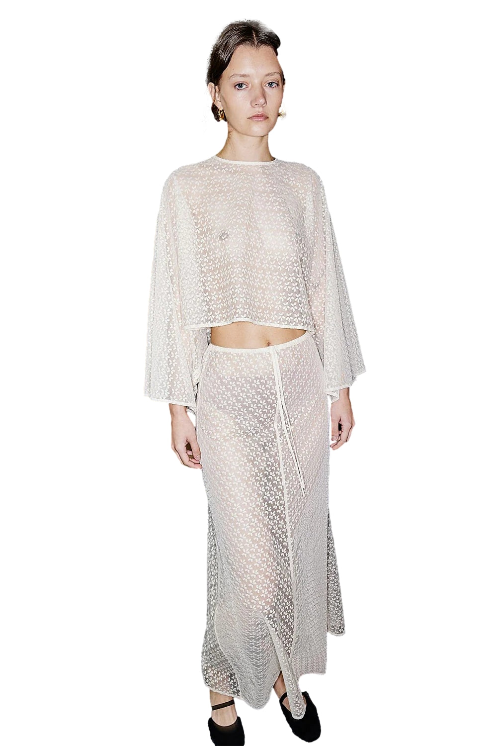Blanca Studio Holland Skirt Skjørt Kremfarget - modostore.no