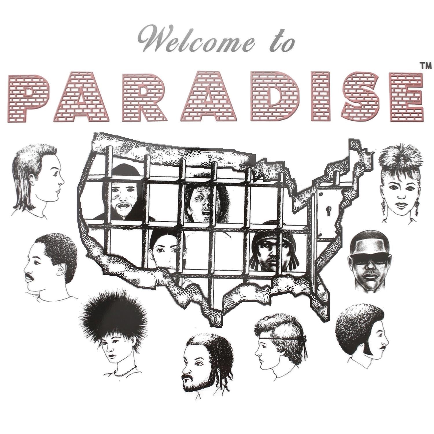 Paradise NYC Welcome to Paradise Tray Brett Hvit - [modostore.no]