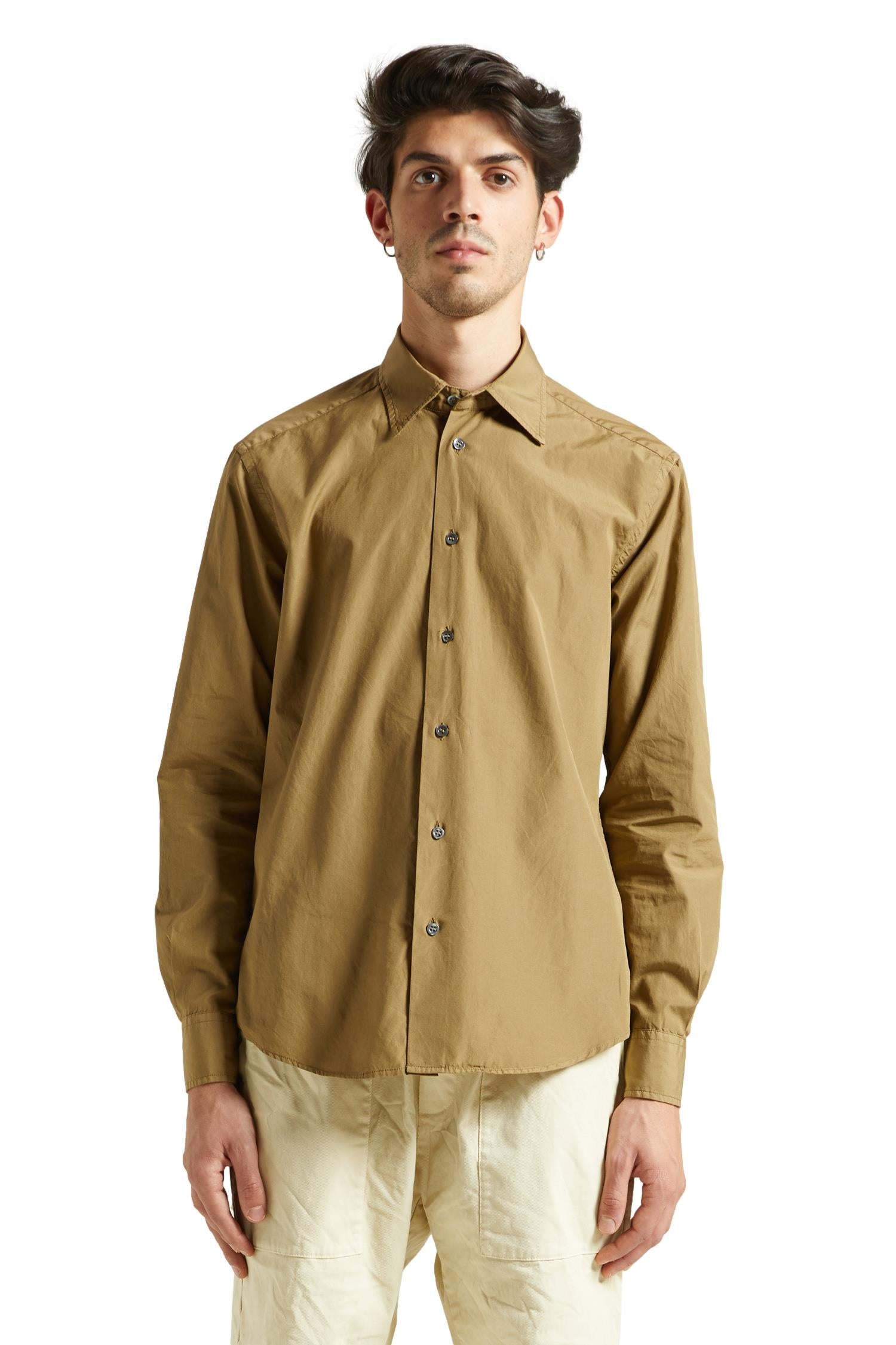 Barena Venezia Camicia Maridola Bagio Skjorte Beige - modostore.no