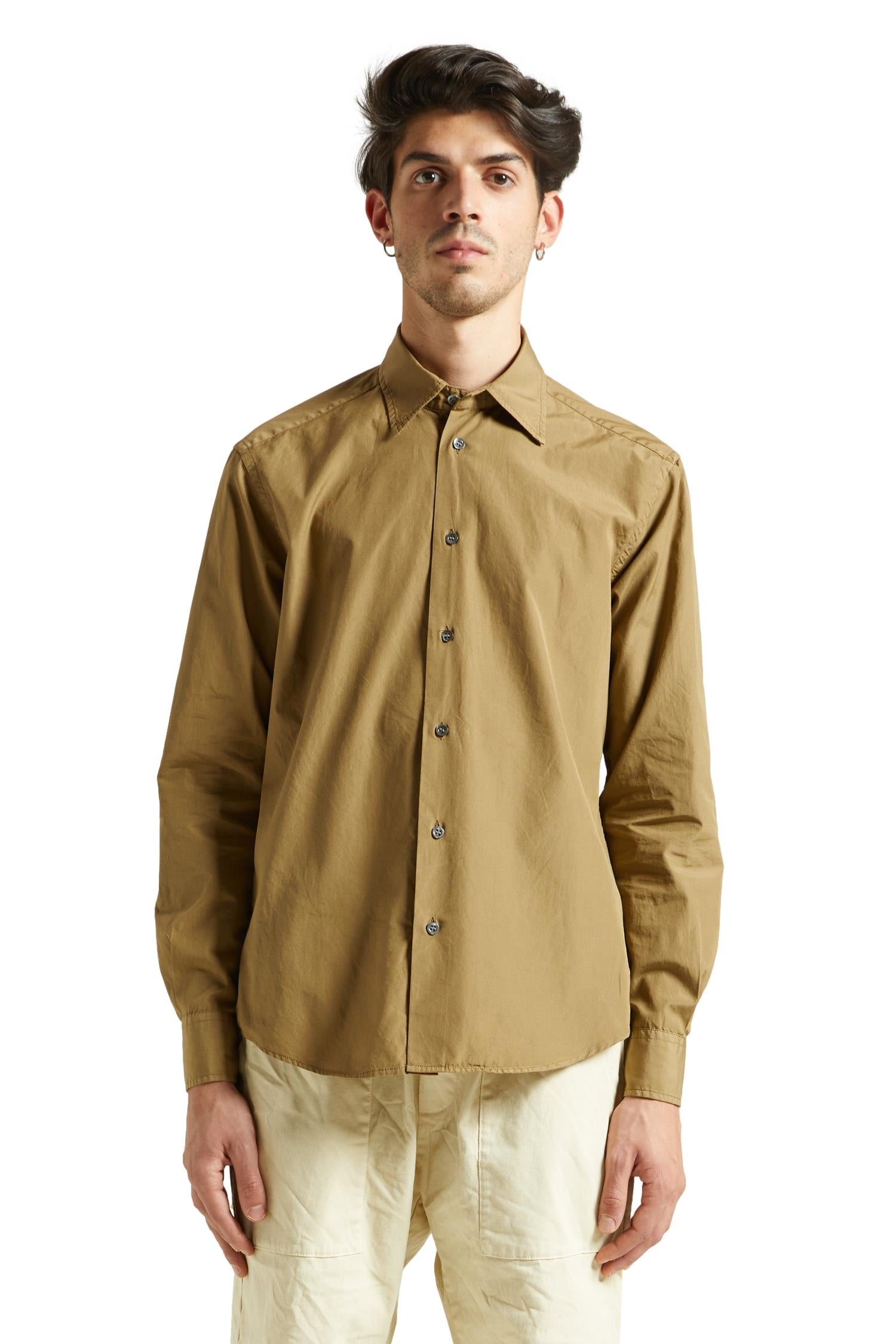 Barena Venezia Camicia Maridola Bagio Skjorte Beige - [modostore.no]