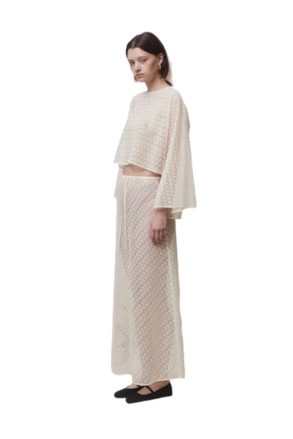 Blanca Studio Holland Skirt Skjørt Kremfarget - modostore.no