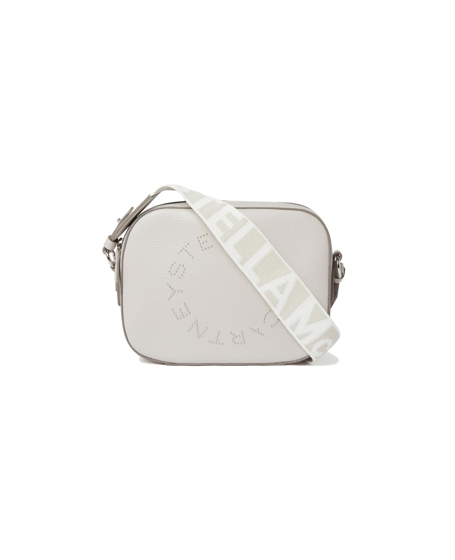 Stella McCartney Small Camera Bag Embossed Veske Lysegrå - modostore.no