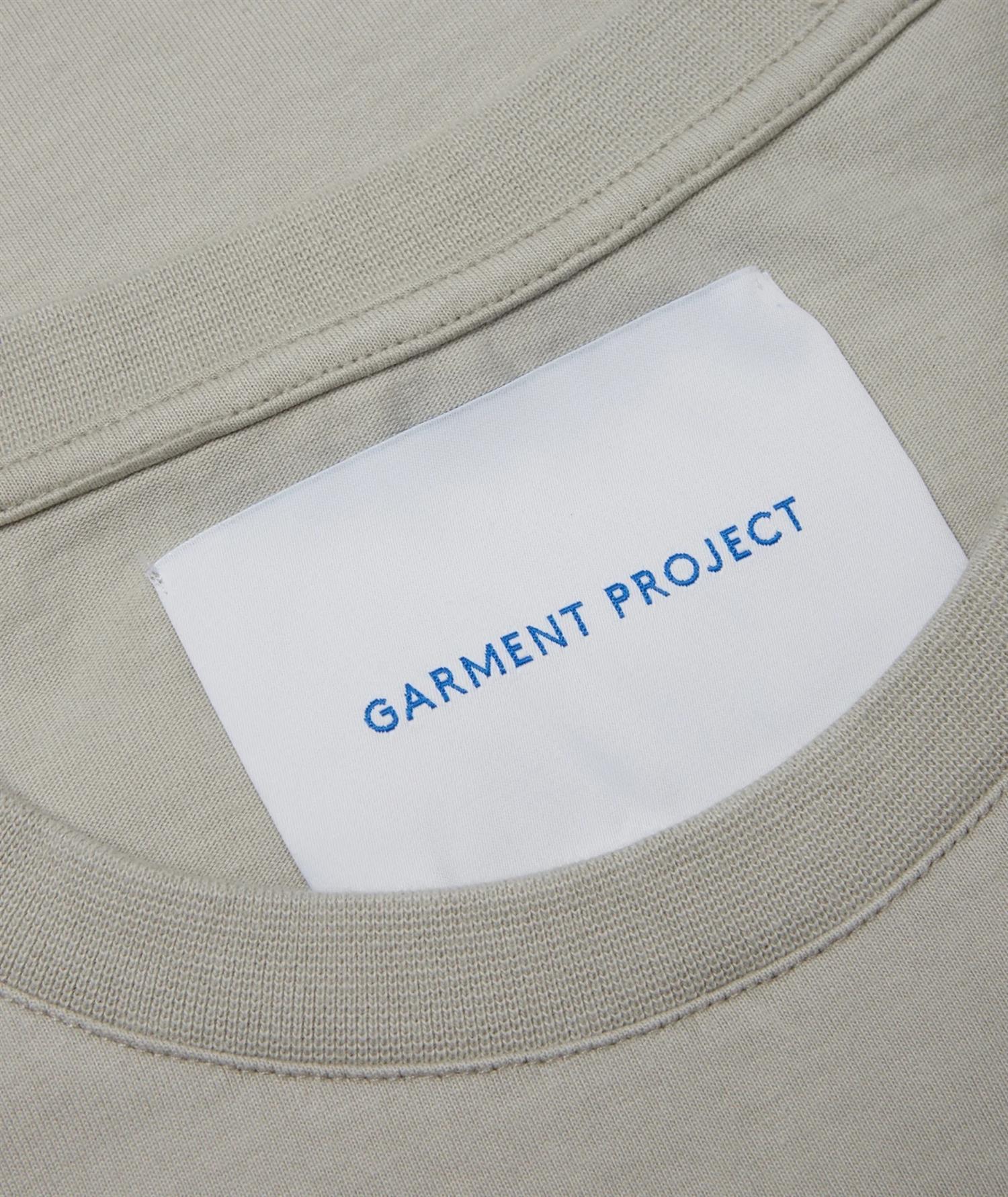 Garment Project GP Heavy L/S Tee T-shirt Sølv - [shop.name]