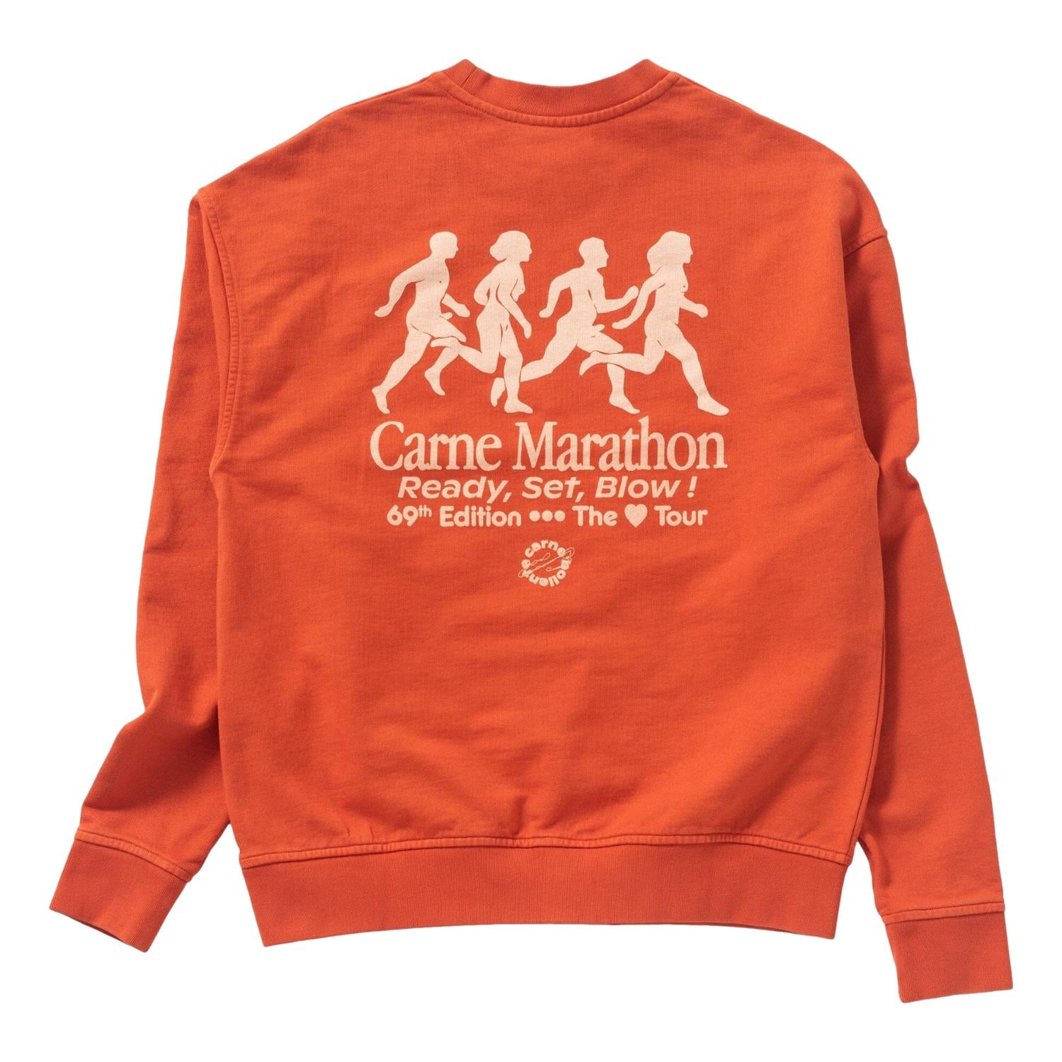 Carne Bollente Carne Marathon Genser Oransje - modostore.no