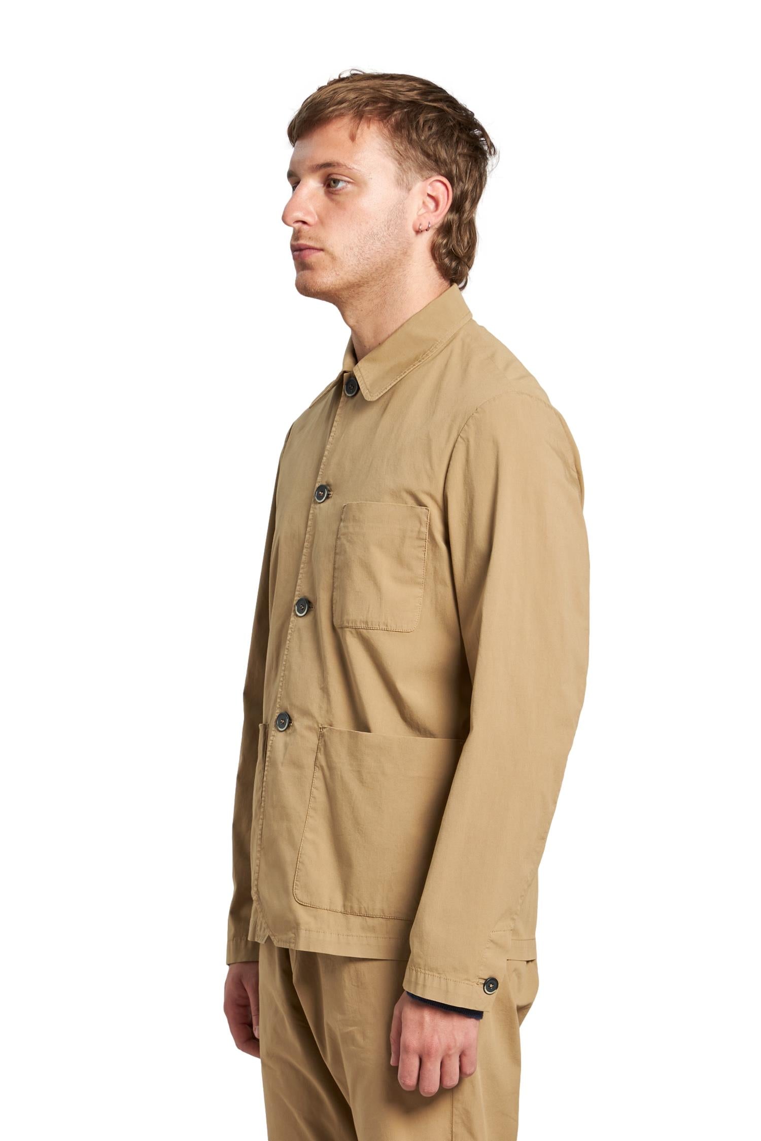 Barena Venezia Overshirt Visal Garbo Overshirt Beige - modostore.no