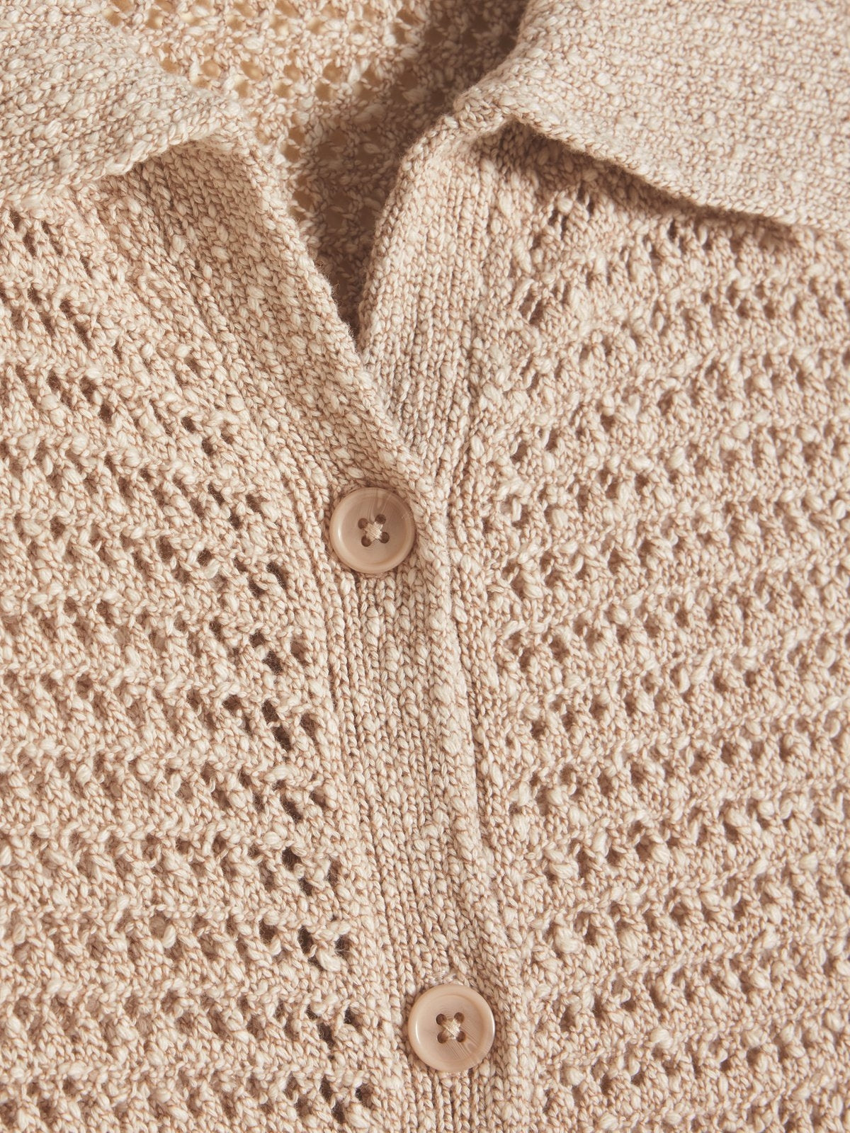 Holzweiler Cenci crochet knit dress Kjole Beige - [shop.name]