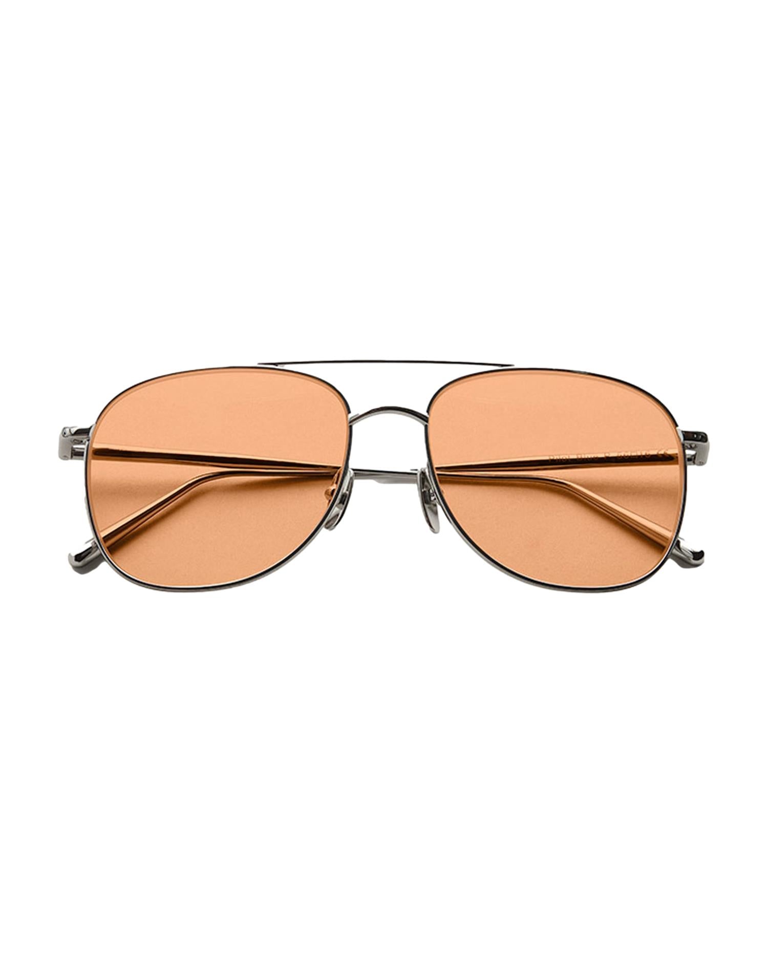 Chimi Eyewear Pilot Silver/Orange Solbriller Oransje - [modostore.no]