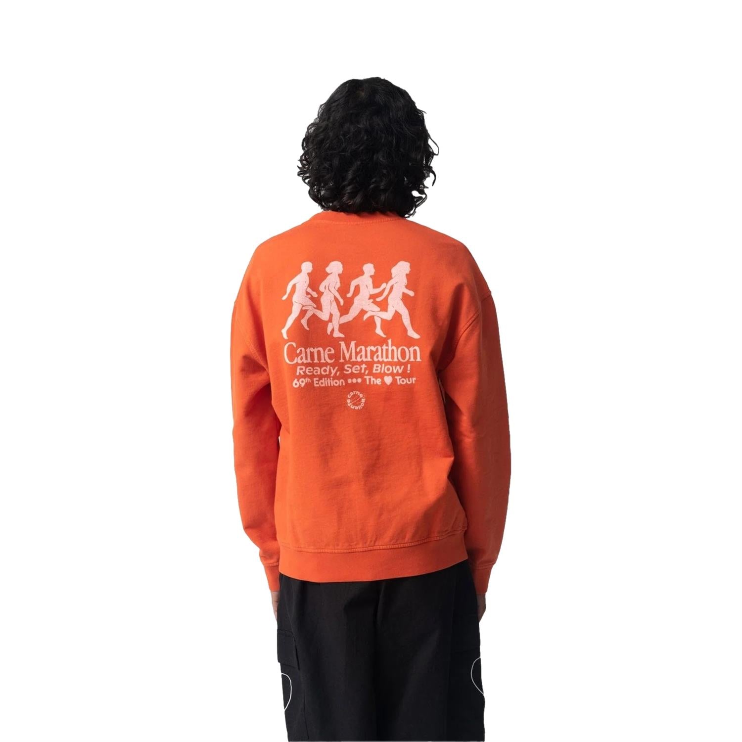 Carne Bollente Carne Marathon Genser Oransje - modostore.no