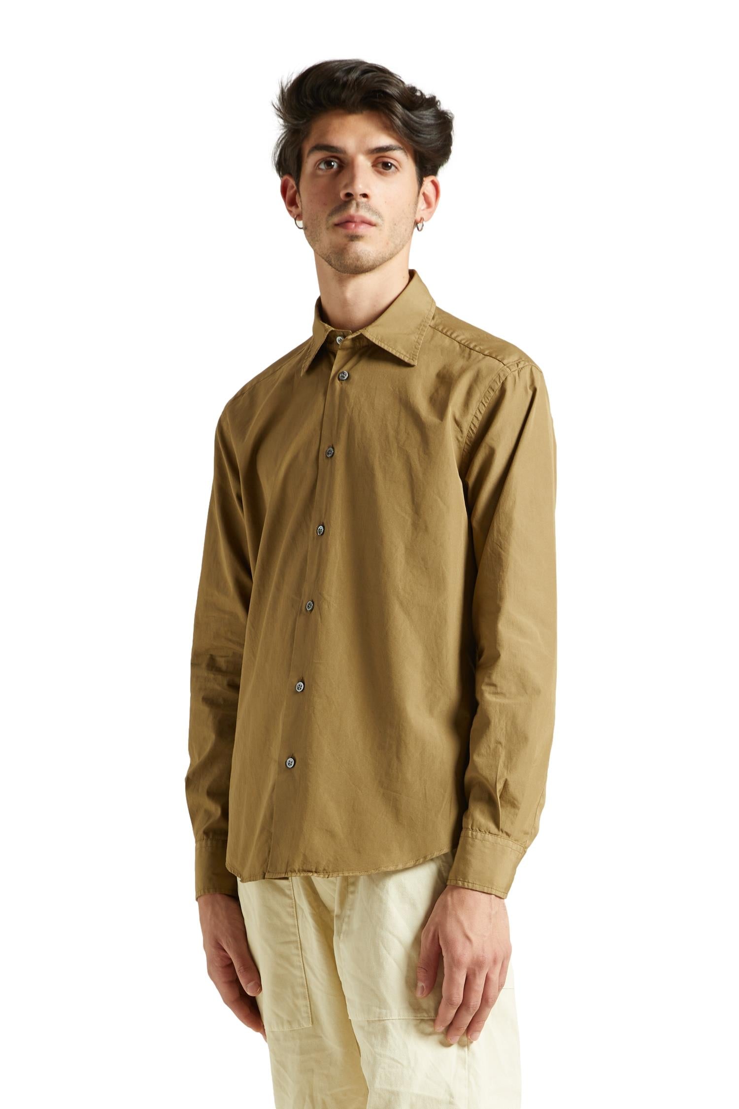 Barena Venezia Camicia Maridola Bagio Skjorte Beige - modostore.no