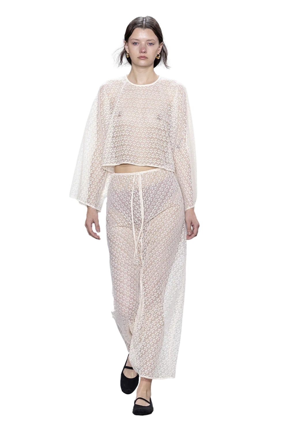 Blanca Studio Holland Skirt Skjørt Kremfarget - modostore.no