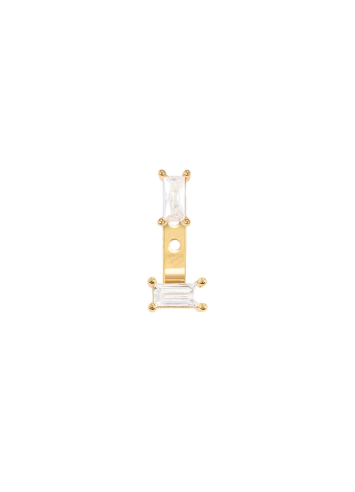 Emilia by Bon Dep Emilia Stud Charm NO. 4 barre Charm Gull - modostore.no
