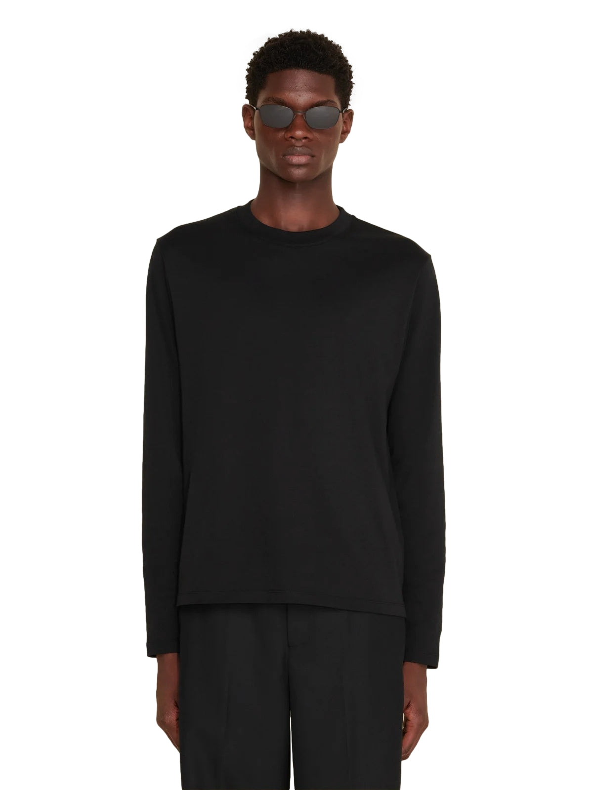 Holzweiler M. Regular Long Sleeve Genser Sort - modostore.no