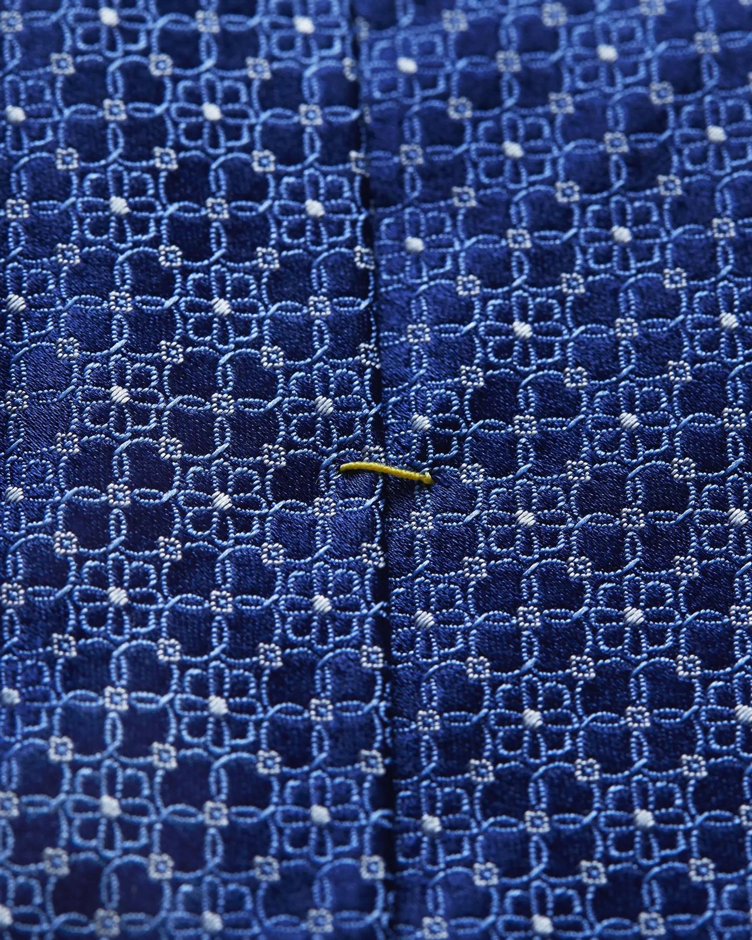 Eton Floral Silk Tie Slips Blå Mønster - modostore.no