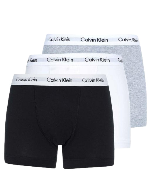Calvin Klein Underwear 3PK Trunks Cotton Stretch Boxershorts Multi - modostore.no