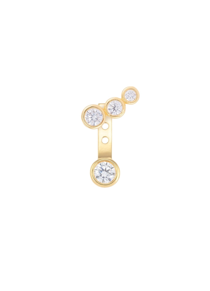 Emilia by Bon Dep Stud Charm NO.16 Cricle Charm Gull - modostore.no