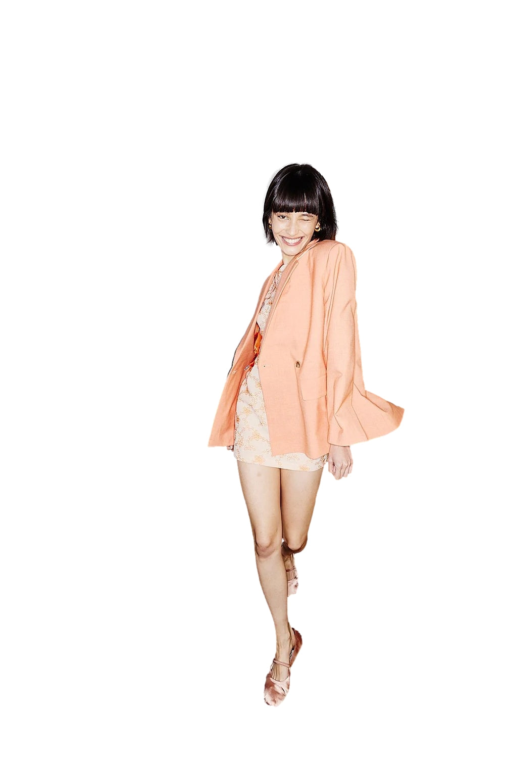 Blanca Studio Rosana Dress Kjole Fersken - modostore.no