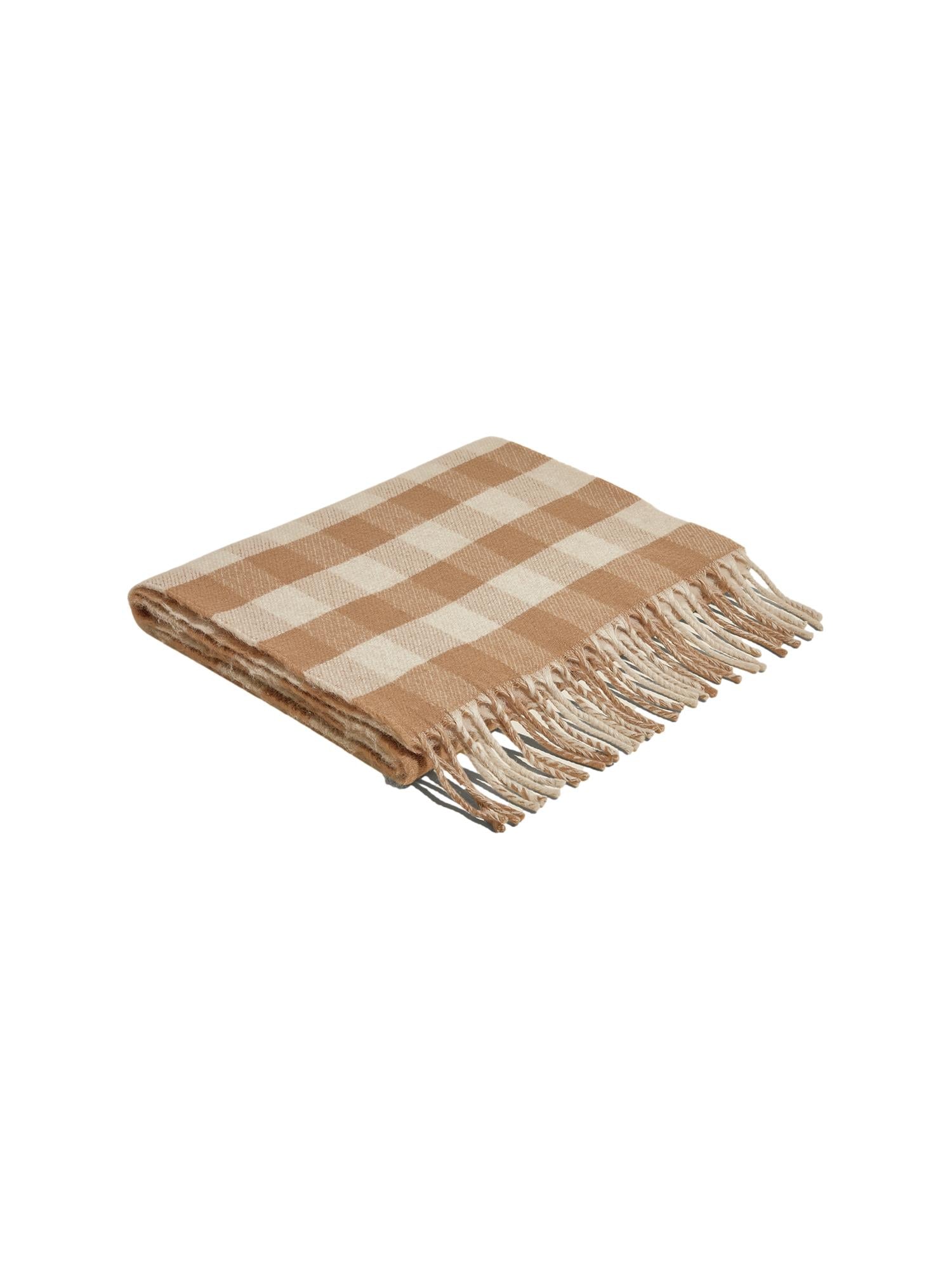 Holzweiler Bambino M Skjerf Beige Ruter - modostore.no