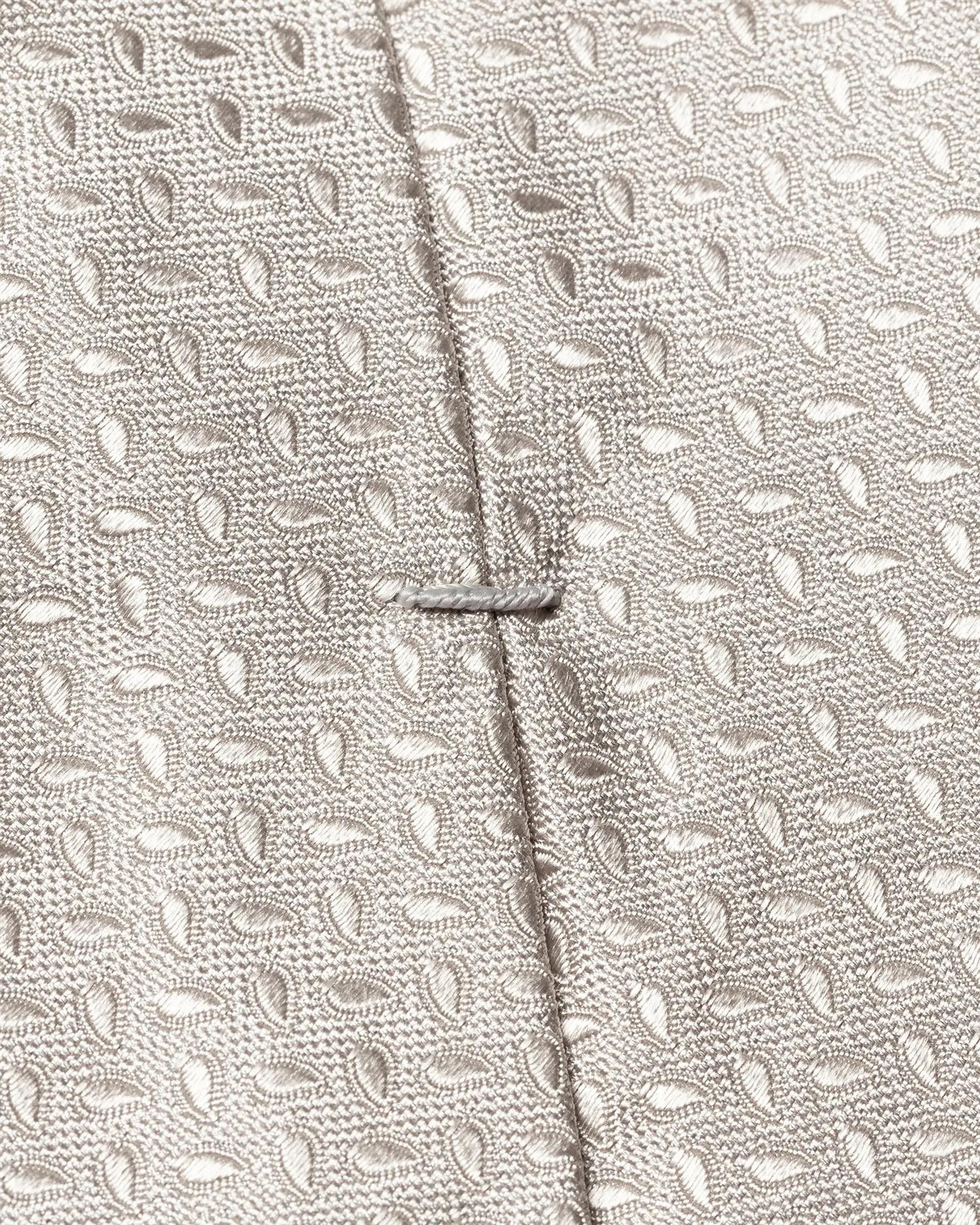 Eton Silk Evening Tie Slips Grå - modostore.no